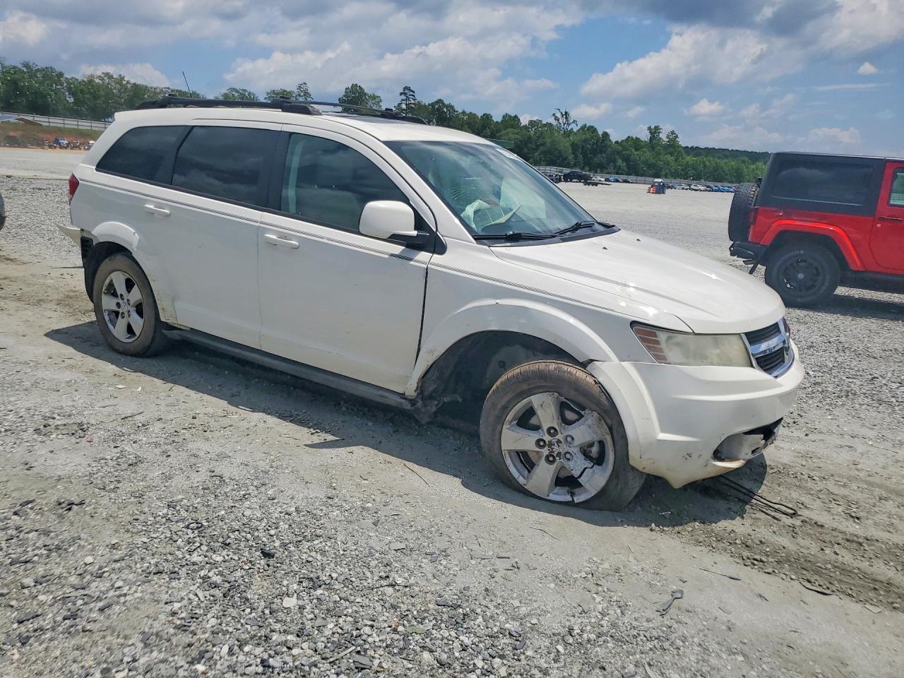 2010 Dodge Journey Sxt White vin: 3D4PG5FVXAT180489