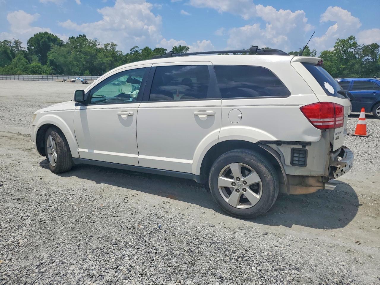 2010 Dodge Journey Sxt White vin: 3D4PG5FVXAT180489