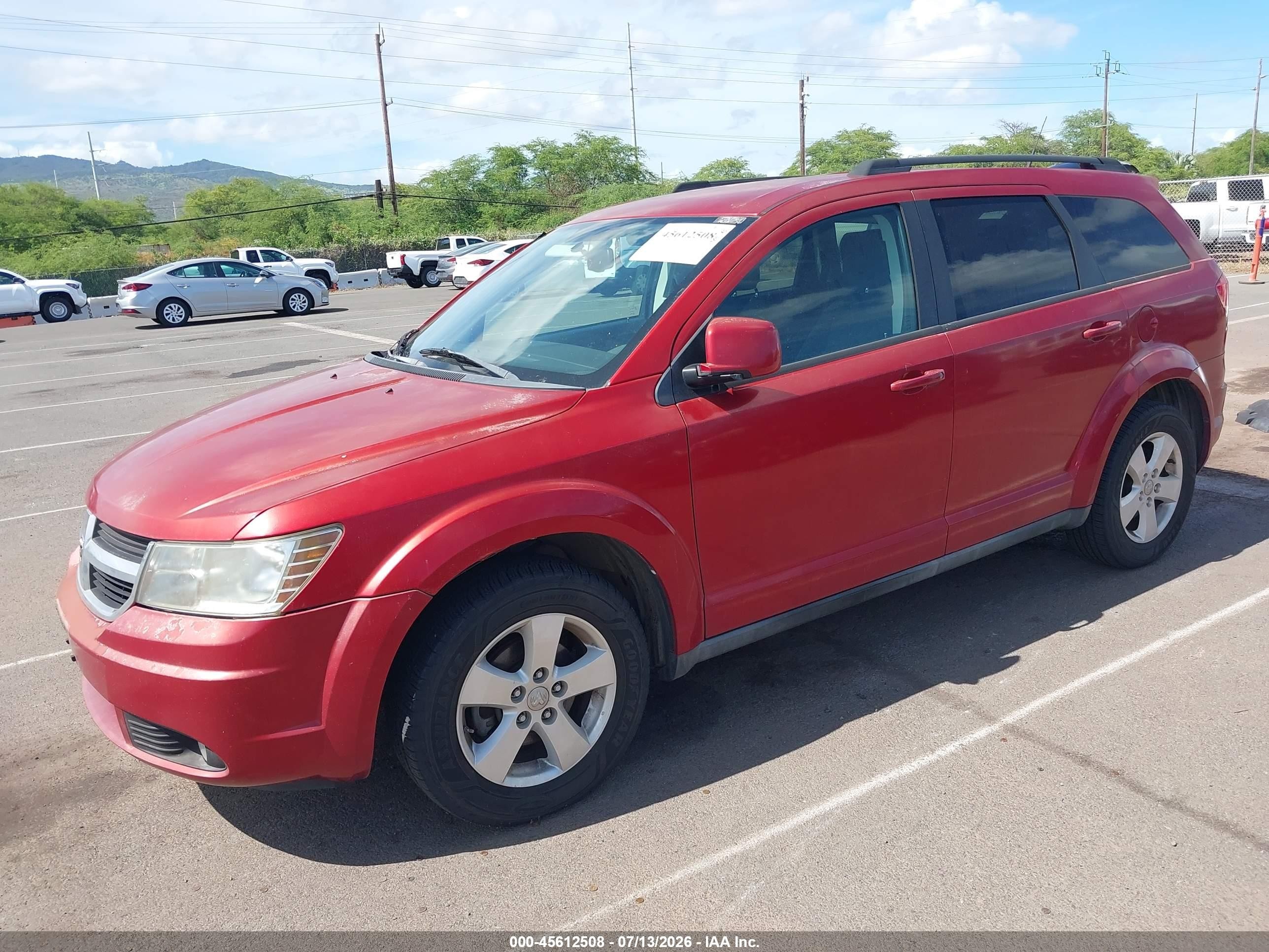 2010 Dodge Journey Sxt Красный vin: 3D4PG5FVXAT214138