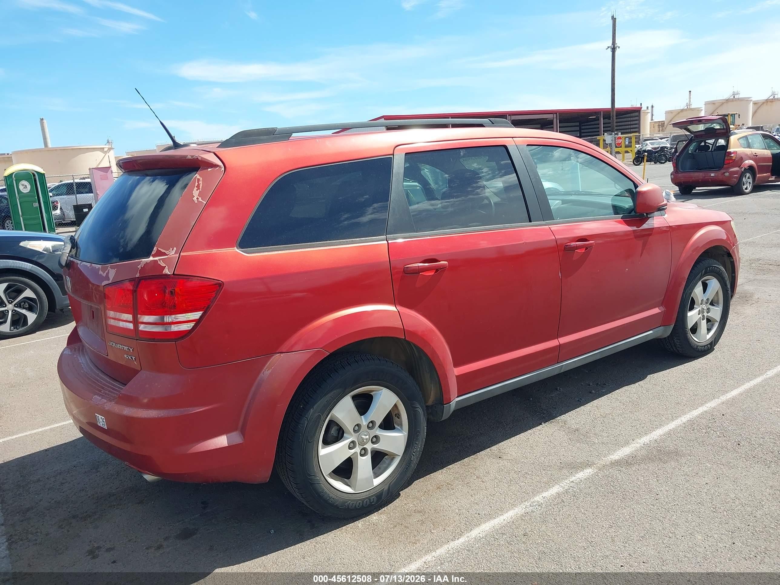 2010 Dodge Journey Sxt Красный vin: 3D4PG5FVXAT214138