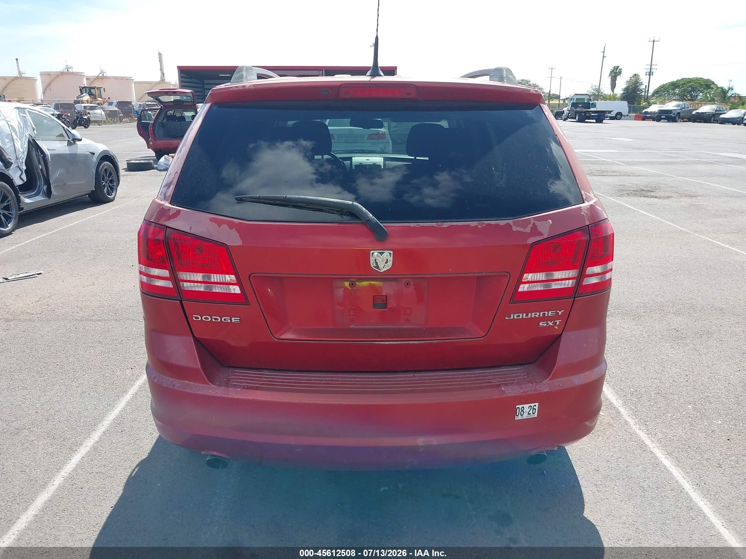 2010 Dodge Journey Sxt Красный vin: 3D4PG5FVXAT214138