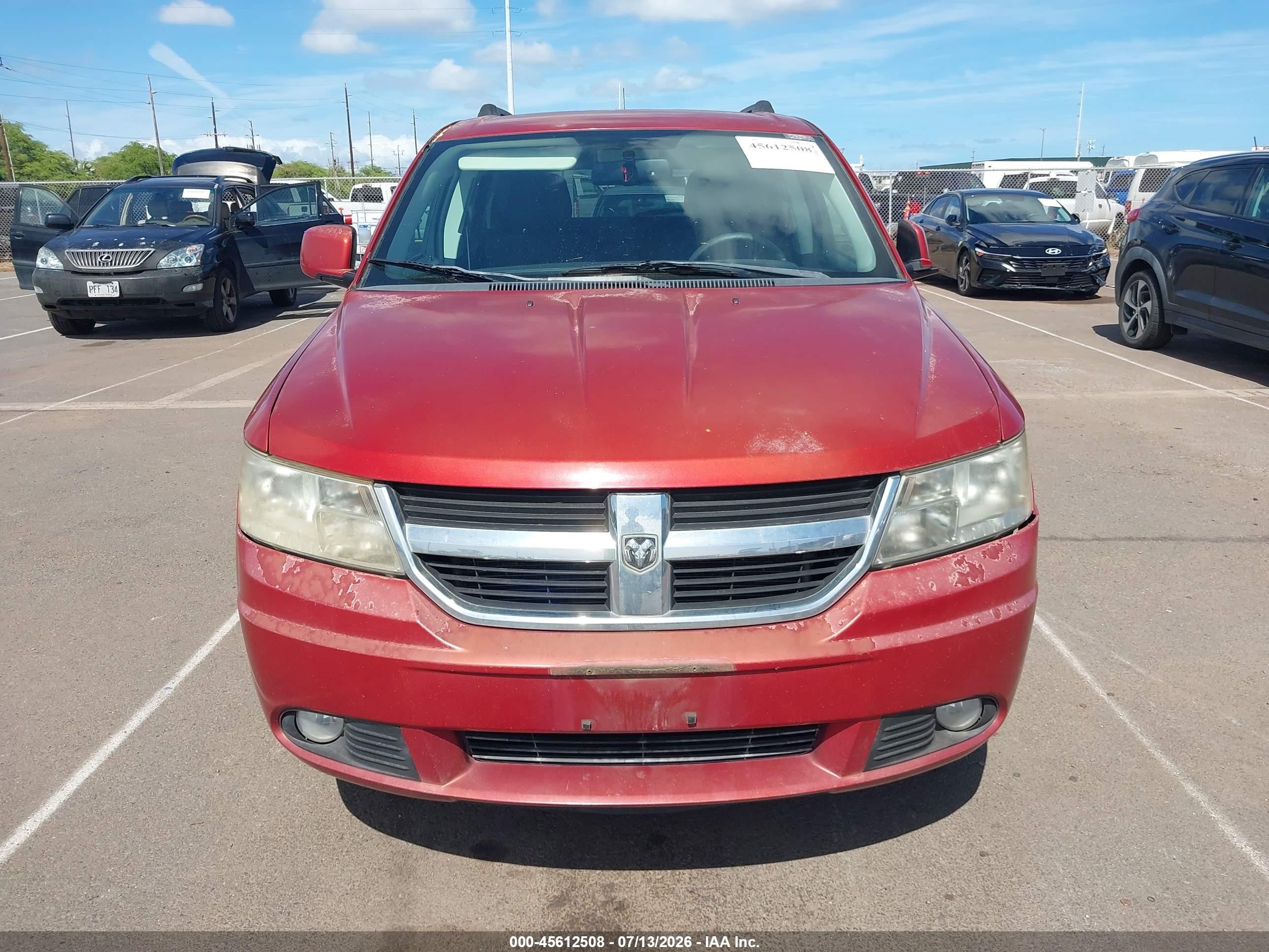 2010 Dodge Journey Sxt Красный vin: 3D4PG5FVXAT214138