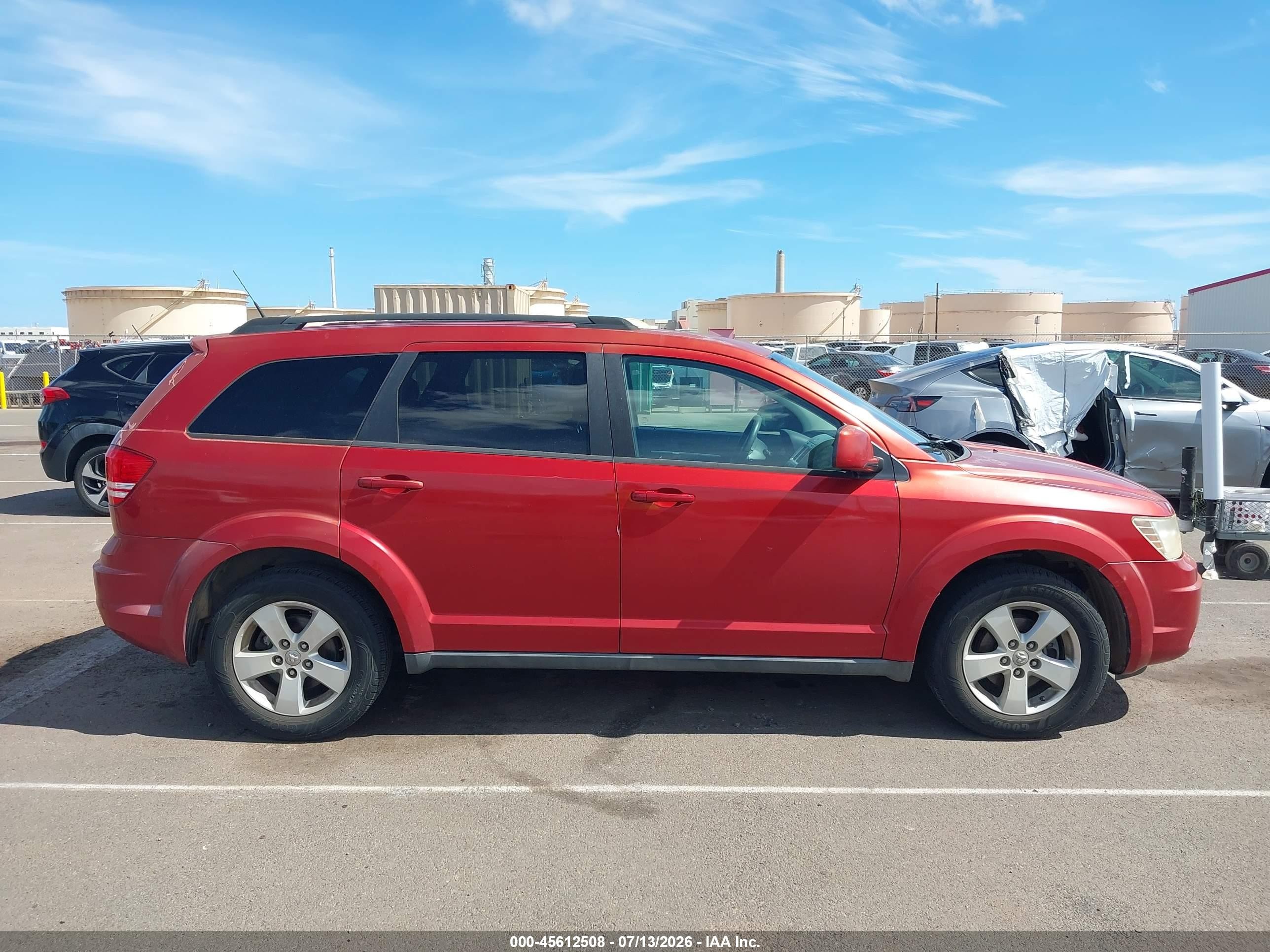 2010 Dodge Journey Sxt Красный vin: 3D4PG5FVXAT214138
