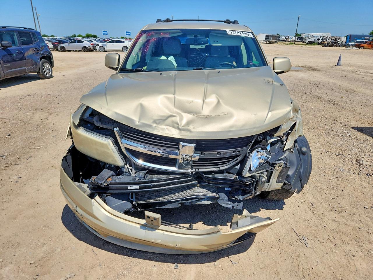 2010 Dodge Journey Sxt Золотой vin: 3D4PG5FVXAT247656