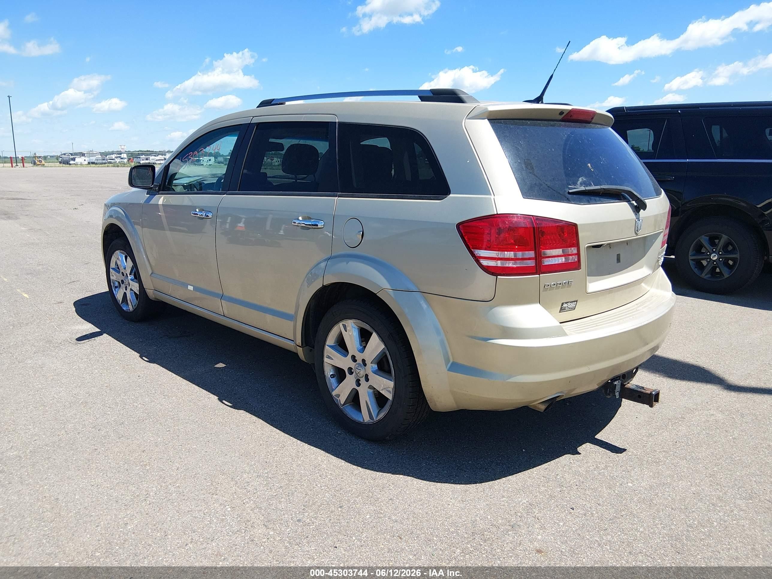 2010 Dodge Journey R/t Gold vin: 3D4PG6FV2AT108420