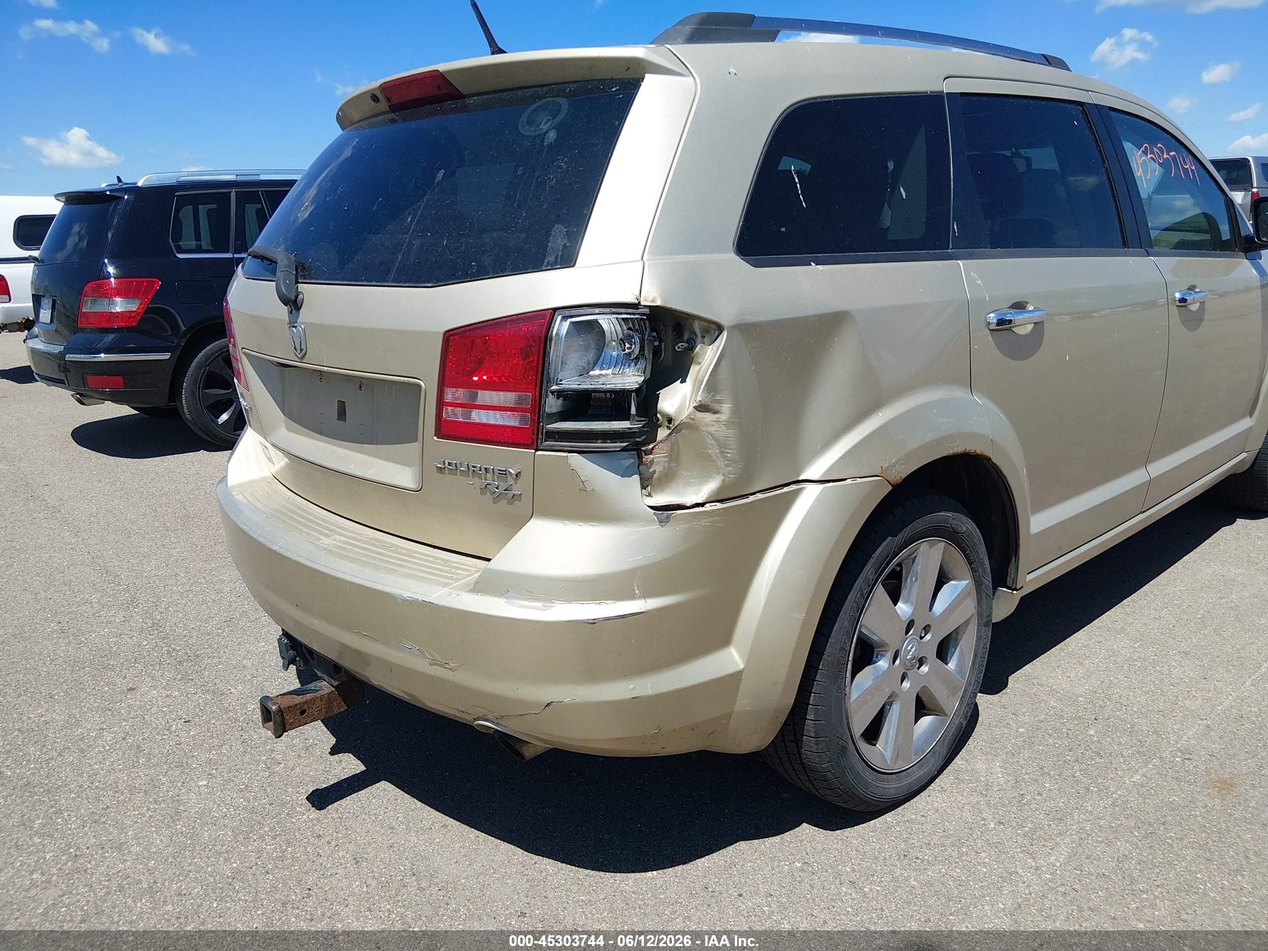 2010 Dodge Journey R/t Gold vin: 3D4PG6FV2AT108420