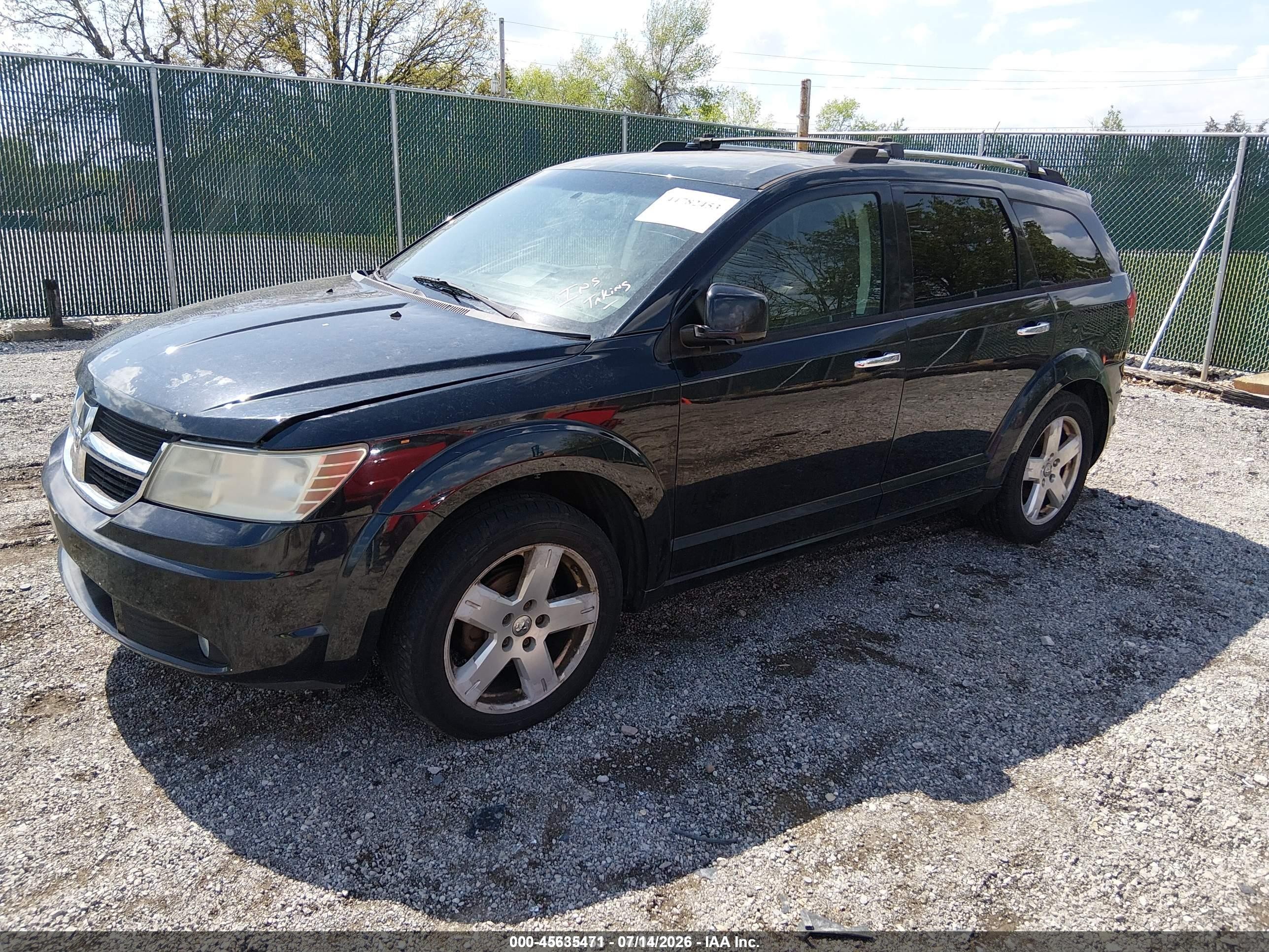 2010 Dodge Journey R/t Черный vin: 3D4PG9FV3AT234271
