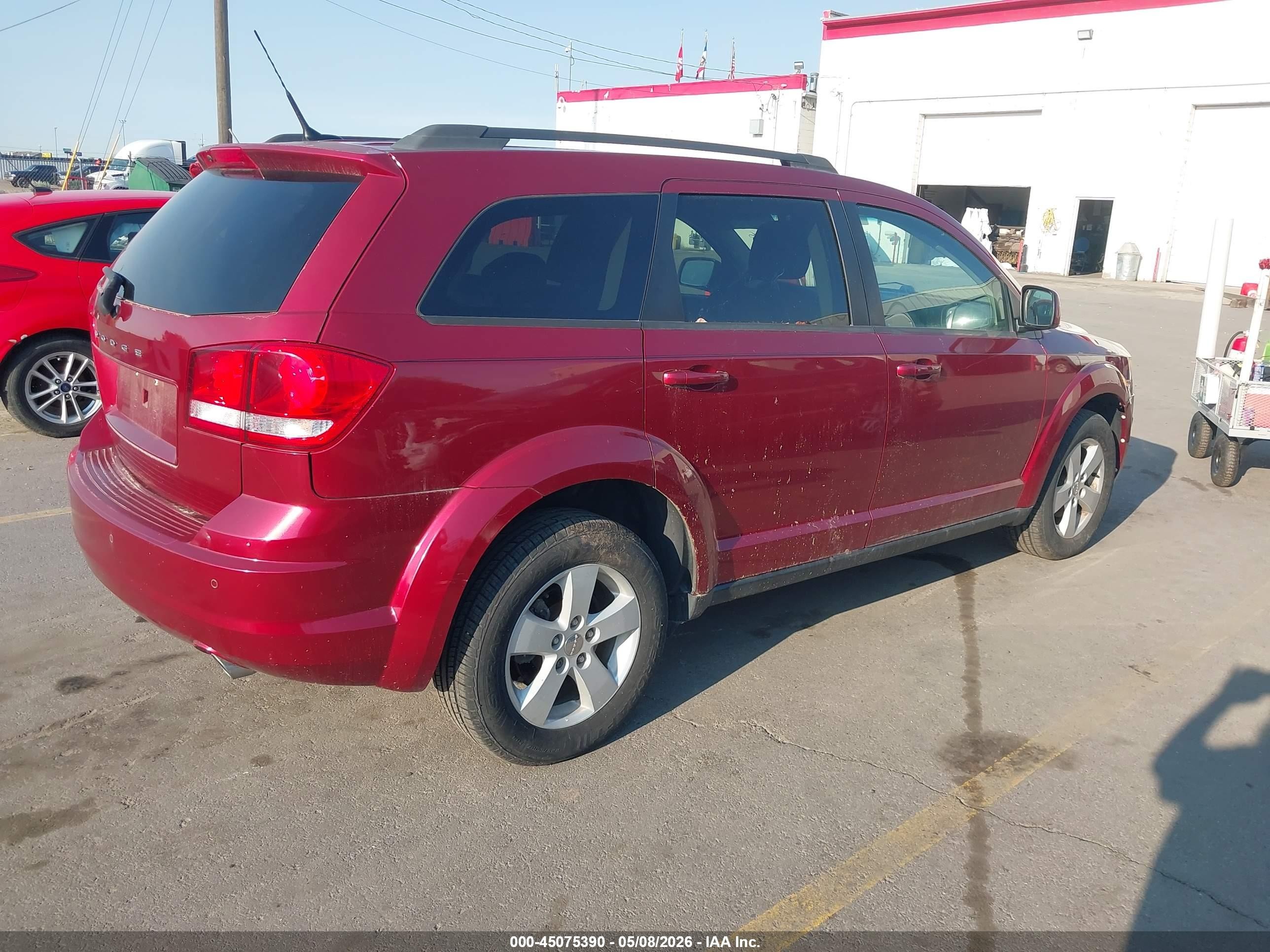 2011 Dodge Journey Mainstreet Maroon vin: 3D4PH1FG0BT502601