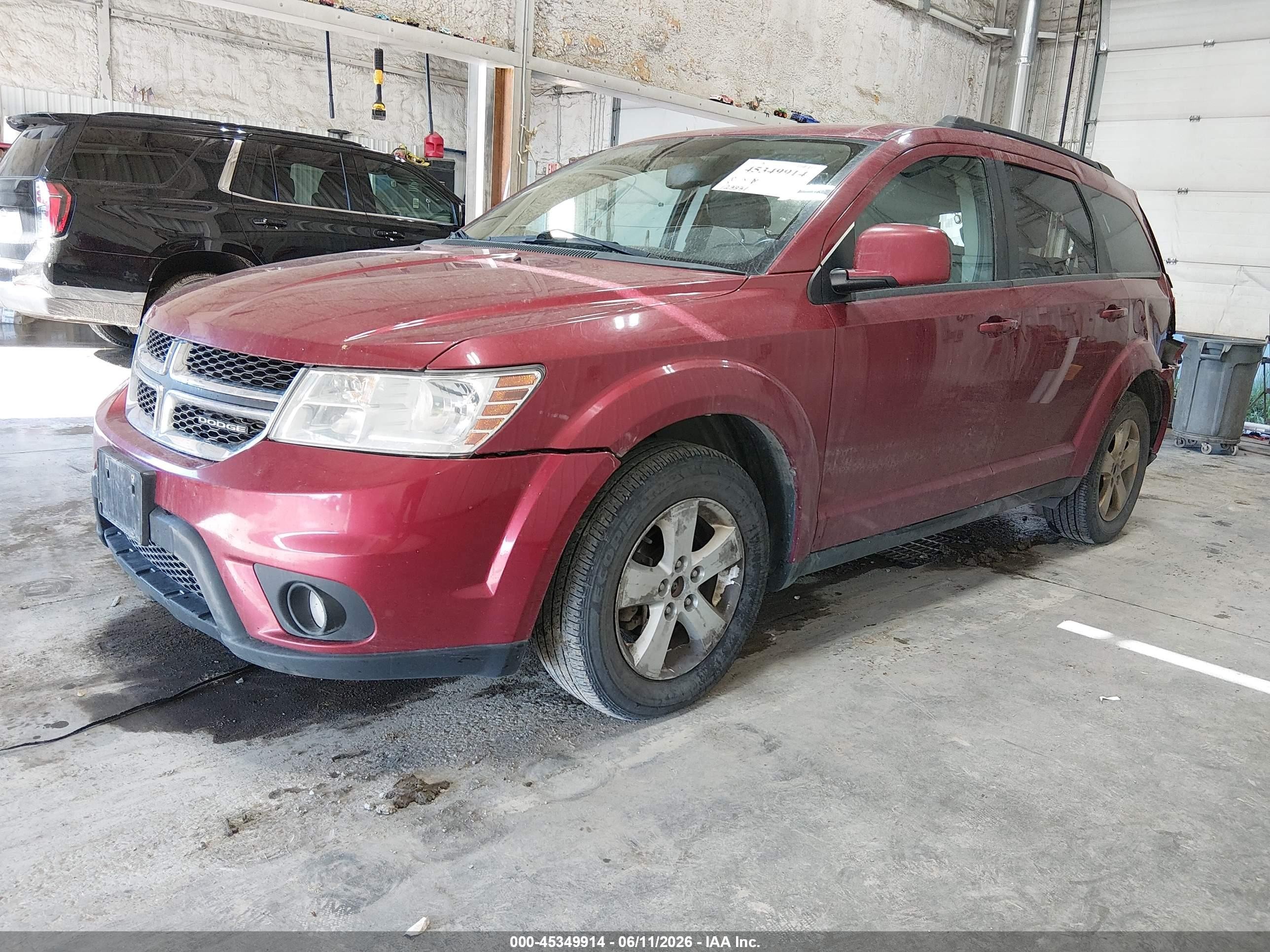 2011 Dodge Journey Mainstreet Red vin: 3D4PH1FG0BT553029