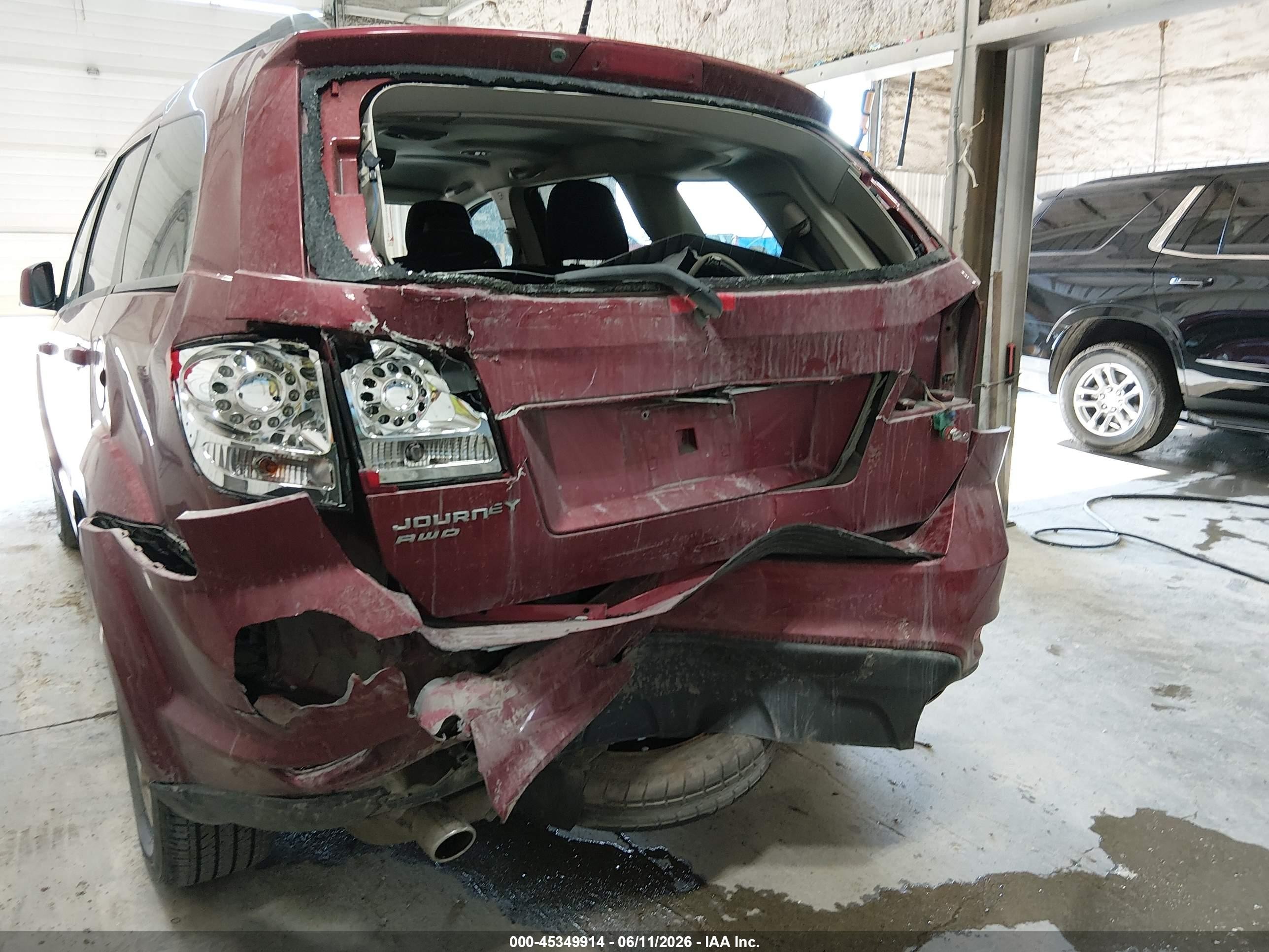 2011 Dodge Journey Mainstreet Red vin: 3D4PH1FG0BT553029