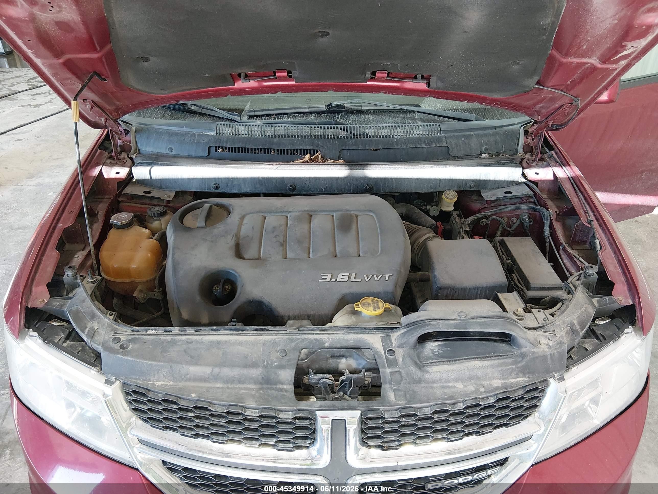 2011 Dodge Journey Mainstreet Red vin: 3D4PH1FG0BT553029