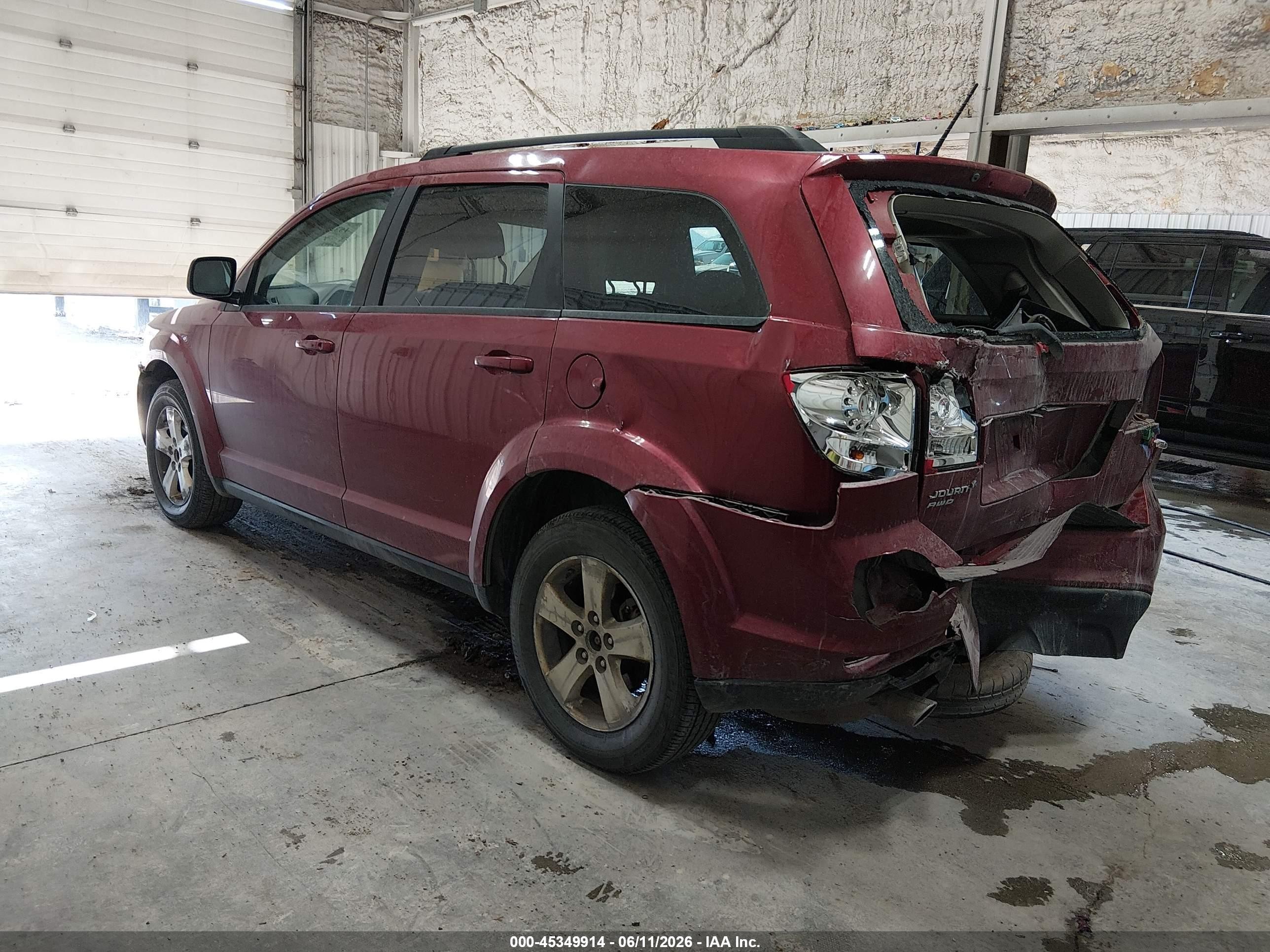 2011 Dodge Journey Mainstreet Red vin: 3D4PH1FG0BT553029