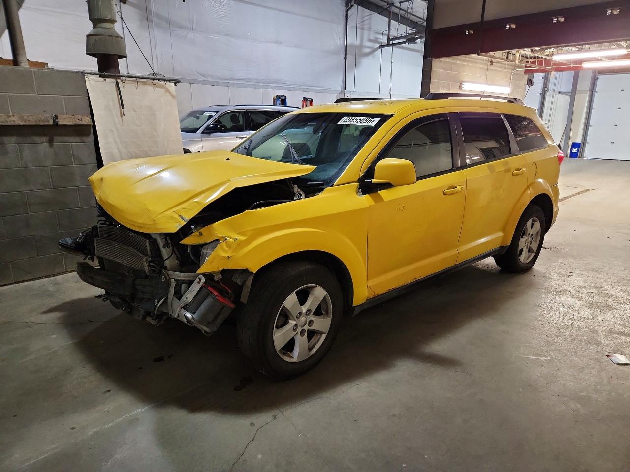 2011 Dodge Journey Mainstreet Yellow vin: 3D4PH1FG1BT541293