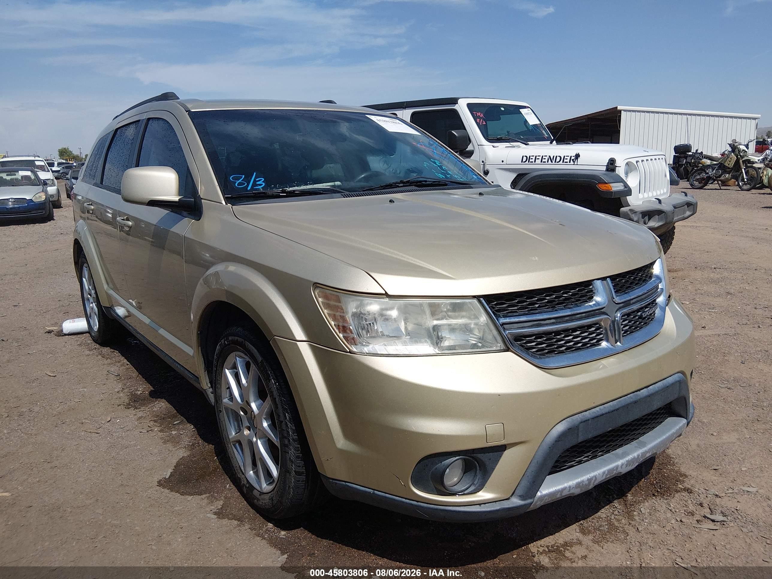 2011 Dodge Journey Mainstreet Tan vin: 3D4PH1FG2BT559348