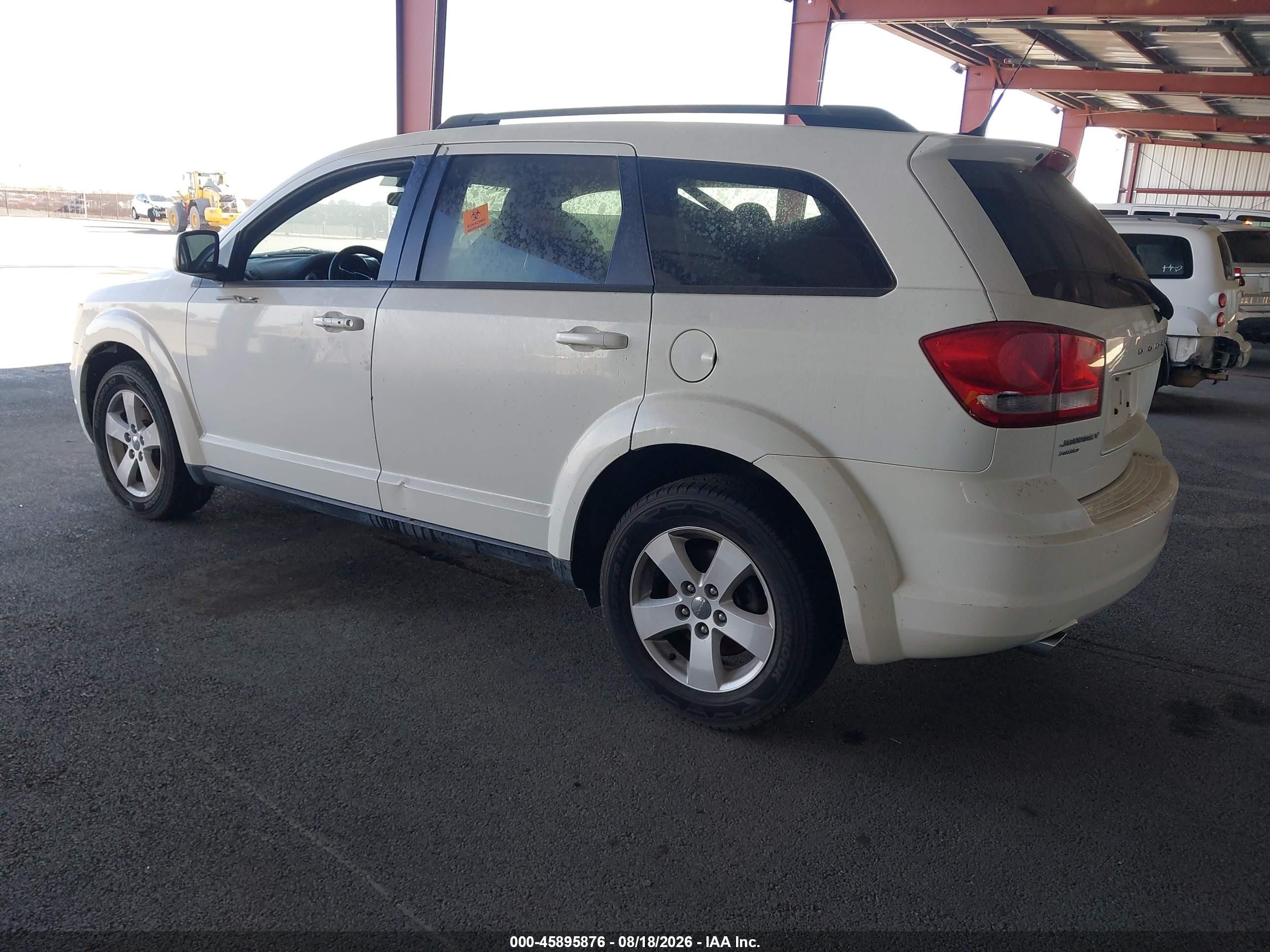 2011 Dodge Journey Mainstreet White vin: 3D4PH1FG4BT518753