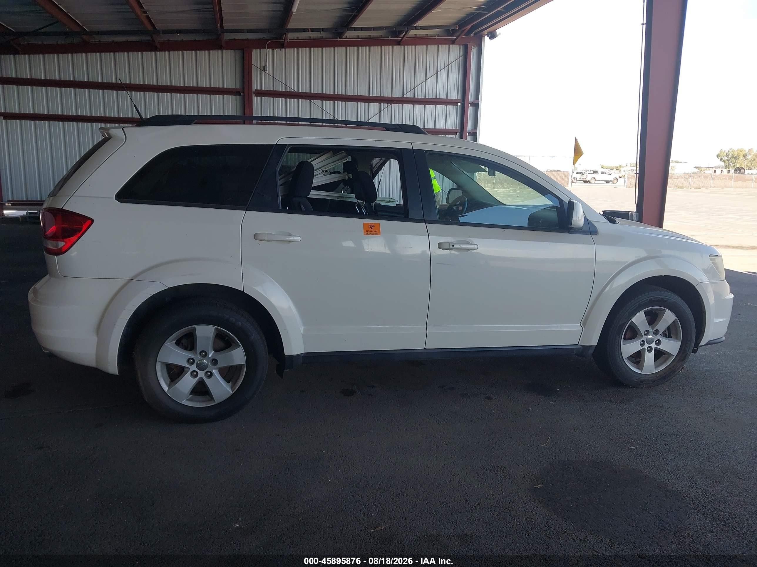 2011 Dodge Journey Mainstreet White vin: 3D4PH1FG4BT518753