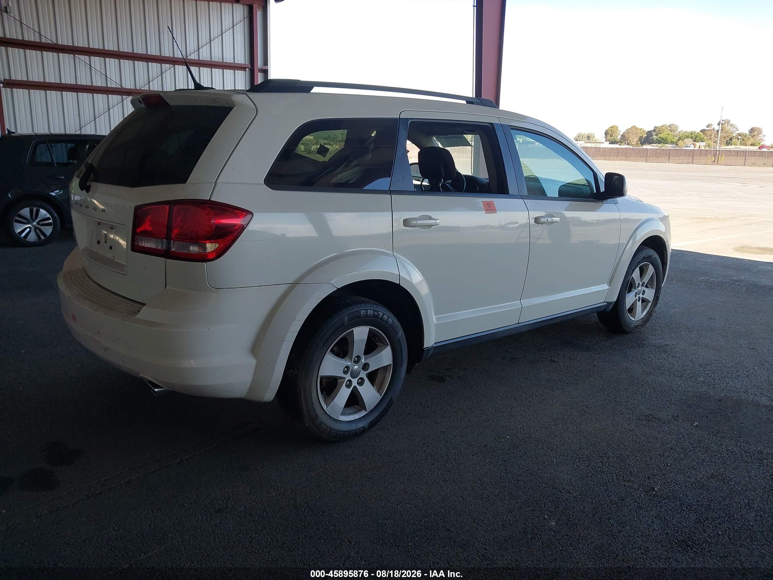 2011 Dodge Journey Mainstreet White vin: 3D4PH1FG4BT518753