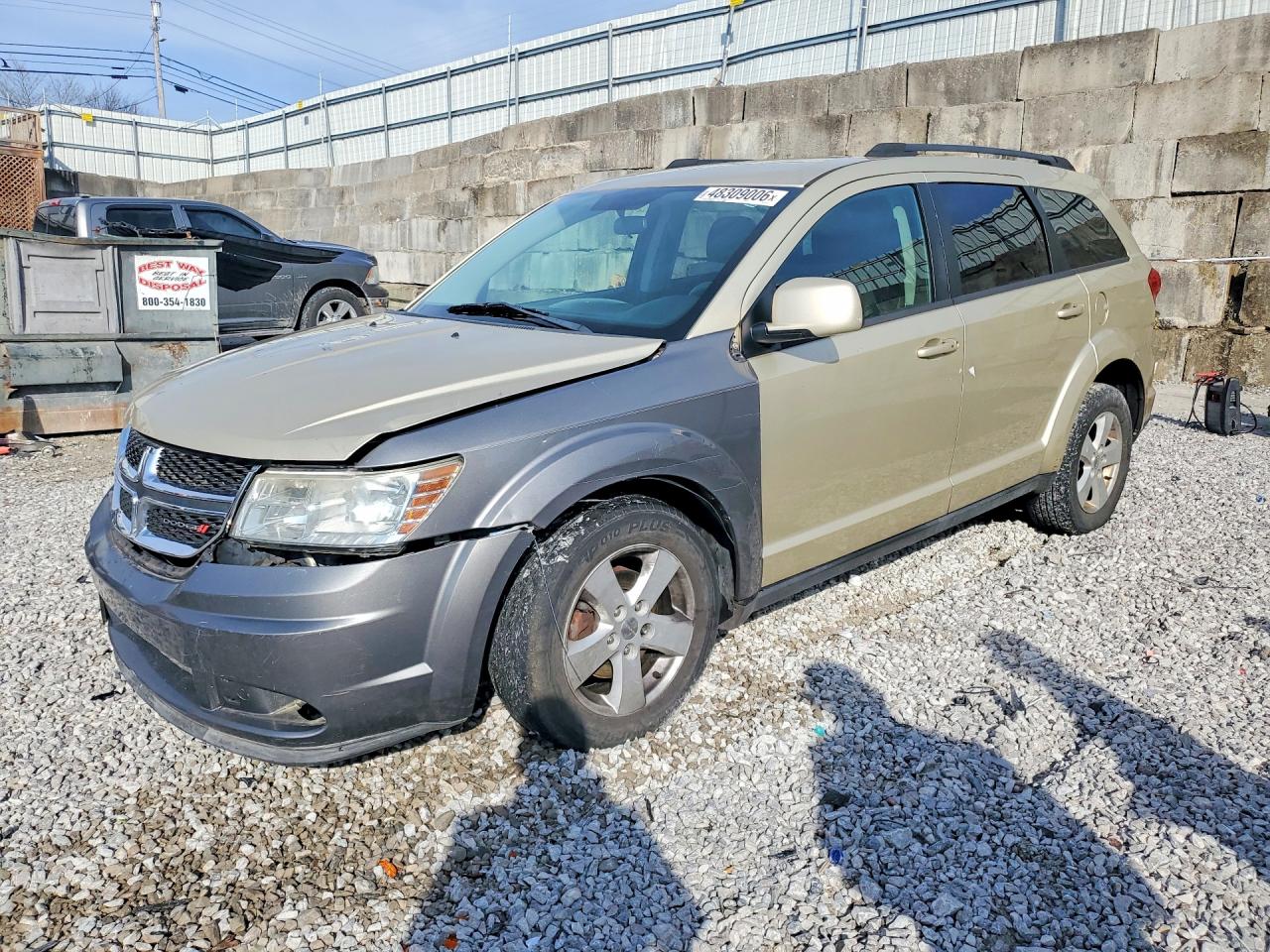 2011 Dodge Journey Mainstreet Желто-коричневый vin: 3D4PH1FG6BT561006