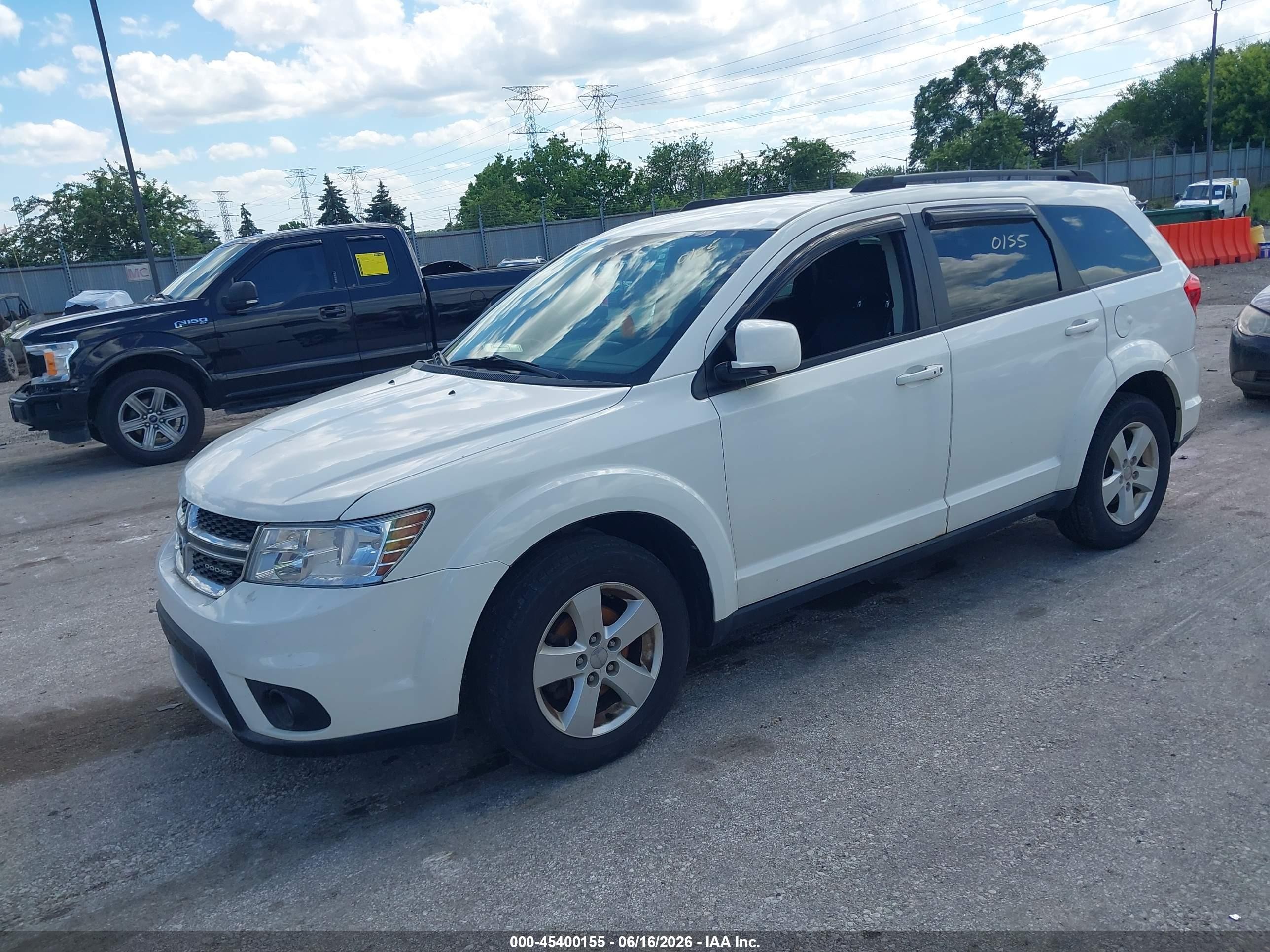 2011 Dodge Journey Mainstreet White vin: 3D4PH1FG9BT542823