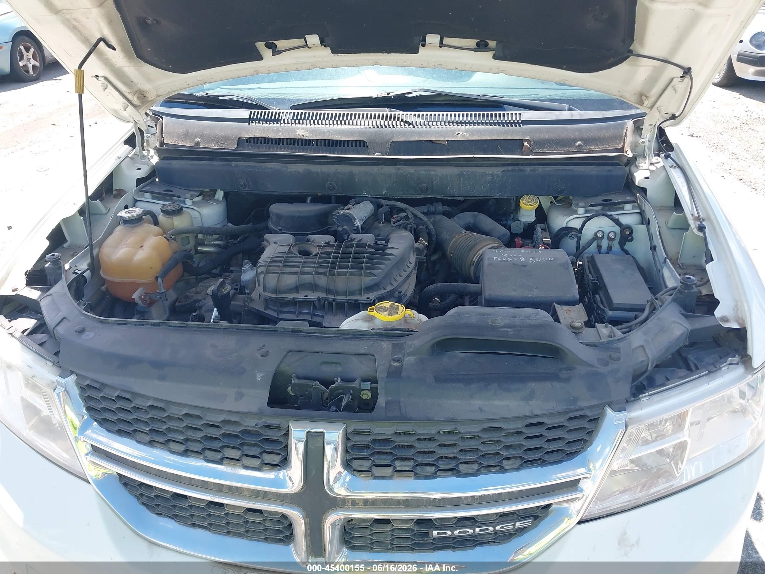 2011 Dodge Journey Mainstreet White vin: 3D4PH1FG9BT542823