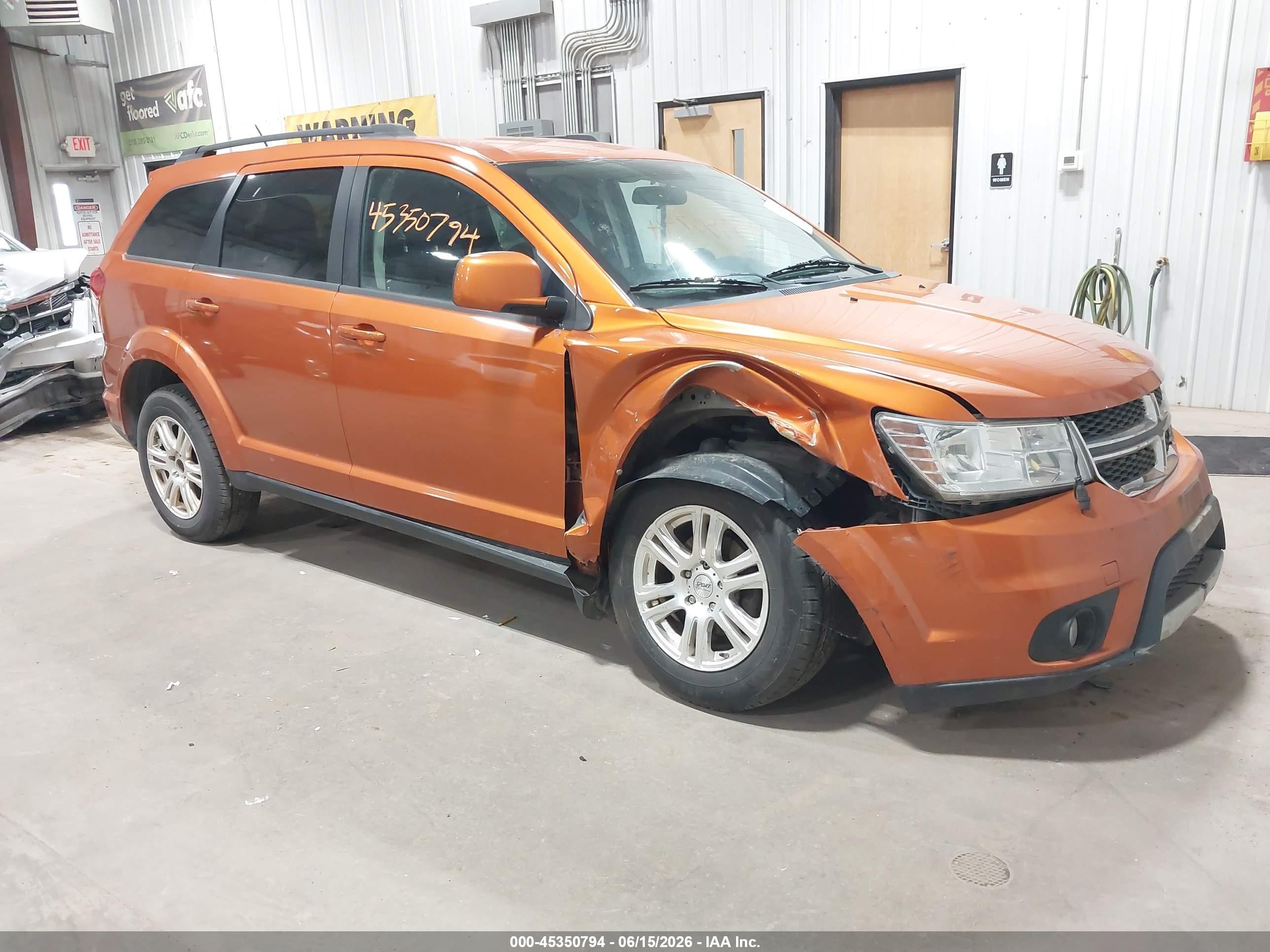 2011 Dodge Journey Mainstreet Orange vin: 3D4PH1FGOBT558327