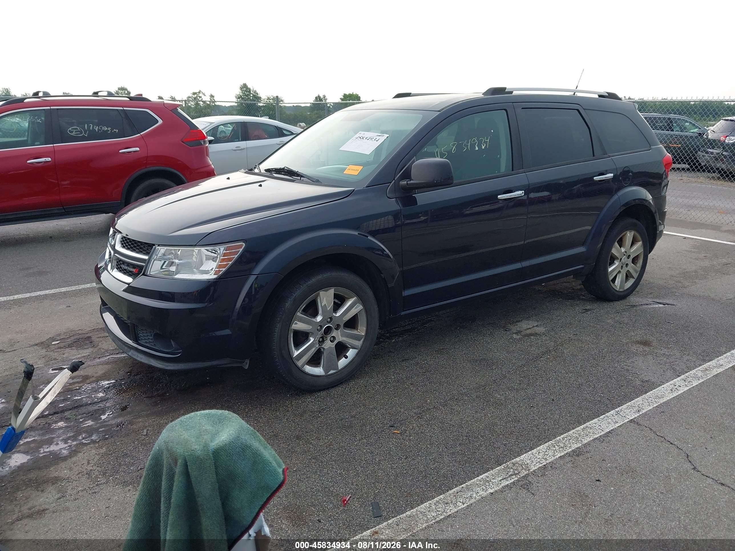 2011 Dodge Journey Crew Black vin: 3D4PH3FG0BT507311