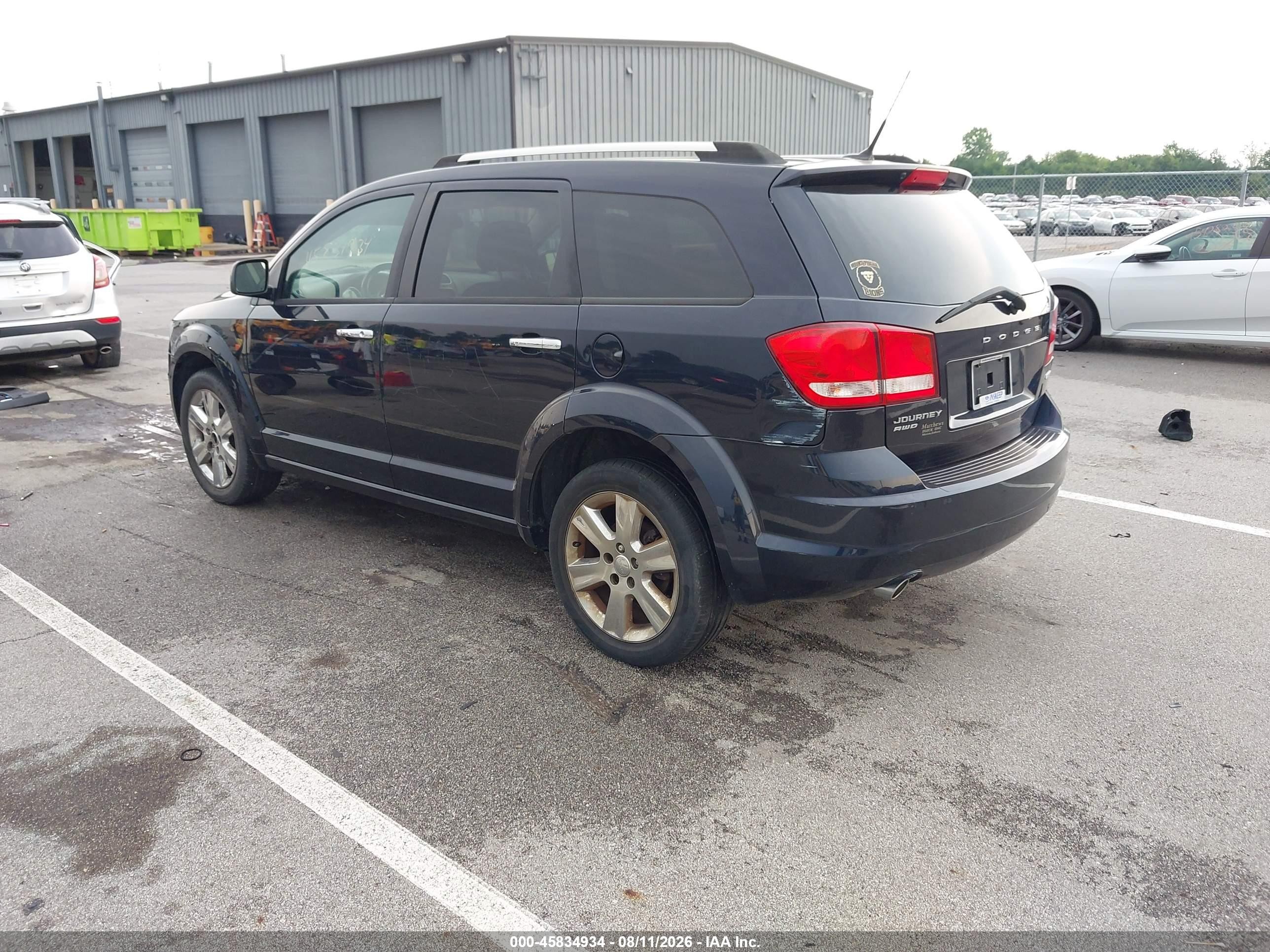 2011 Dodge Journey Crew Black vin: 3D4PH3FG0BT507311