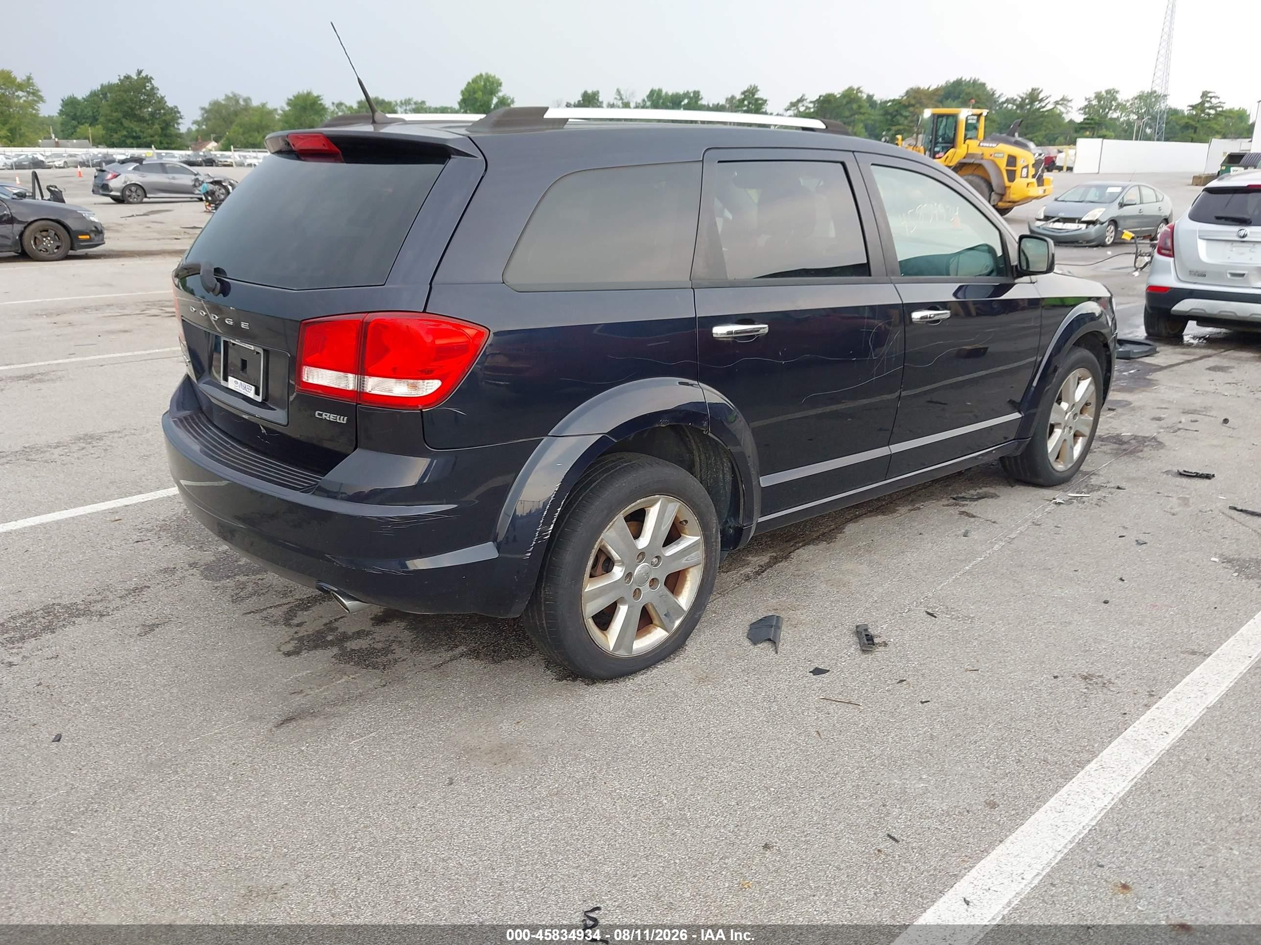 2011 Dodge Journey Crew Black vin: 3D4PH3FG0BT507311
