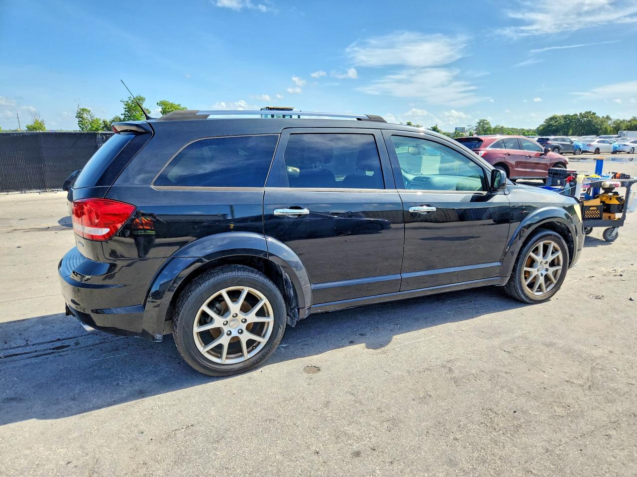 2011 Dodge Journey Crew Black vin: 3D4PH3FG1BT523386