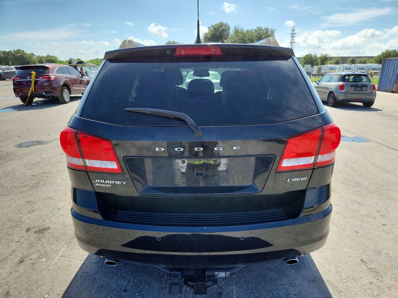 2011 Dodge Journey Crew Black vin: 3D4PH3FG1BT523386
