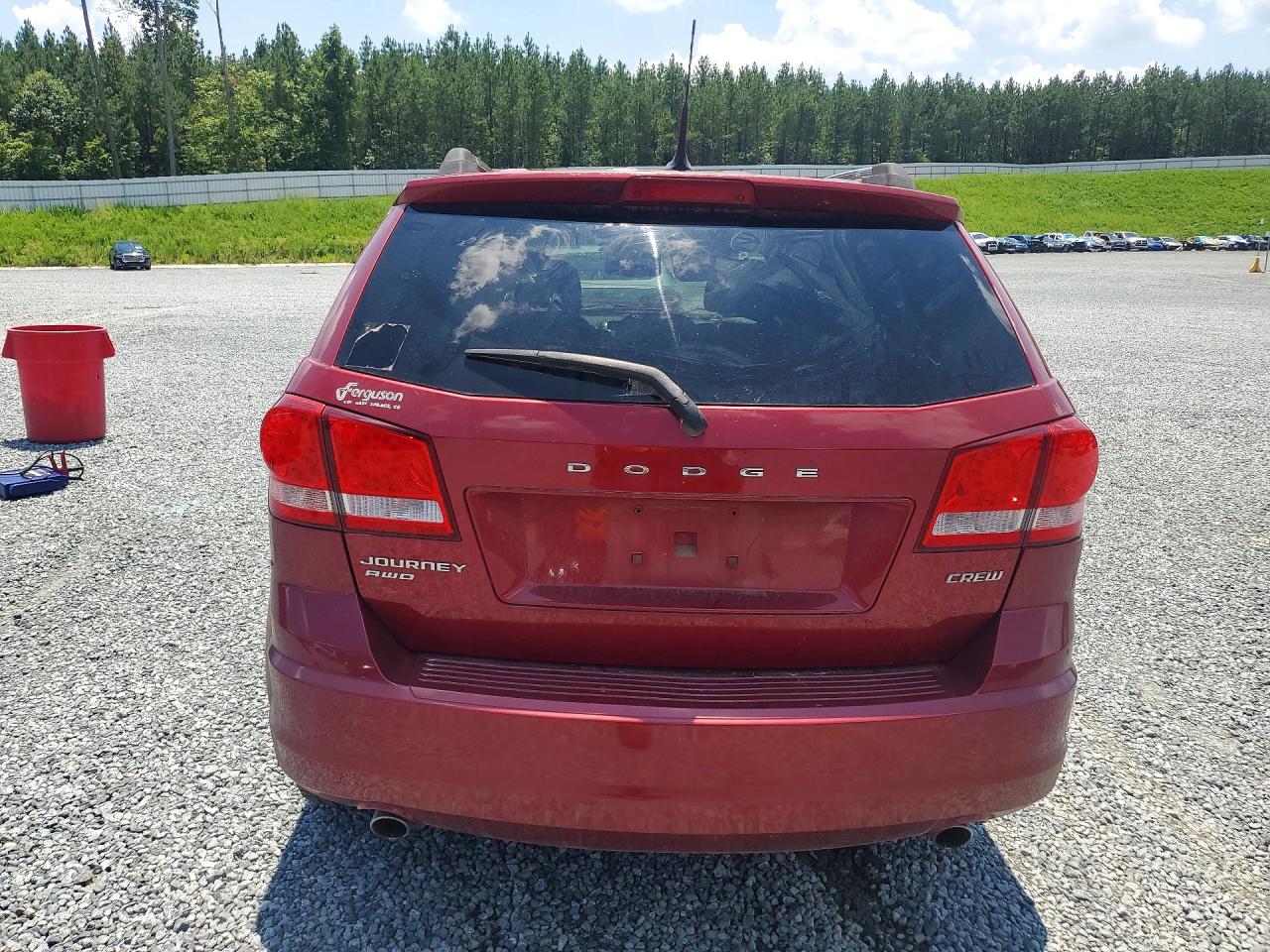 2011 Dodge Journey Crew Red vin: 3D4PH3FG2BT516978