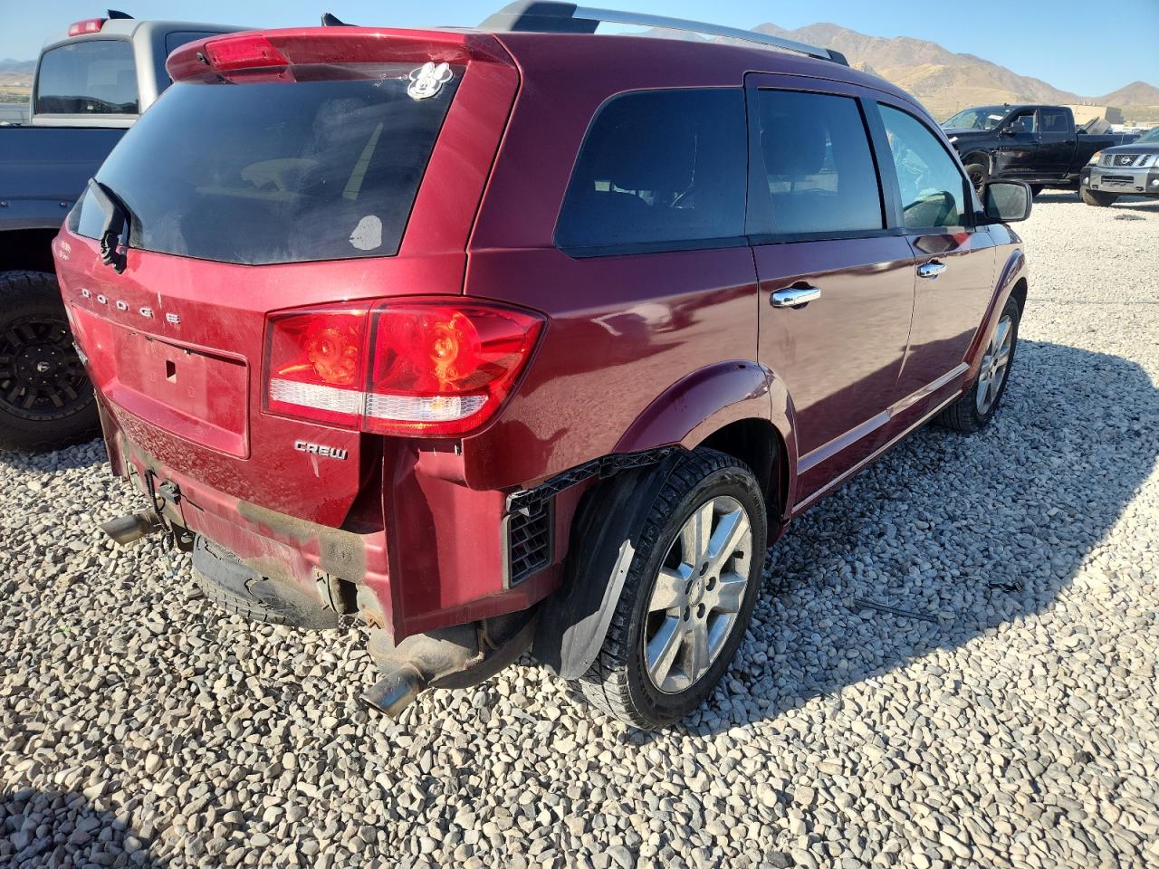2011 Dodge Journey Crew Red vin: 3D4PH3FG6BT507751