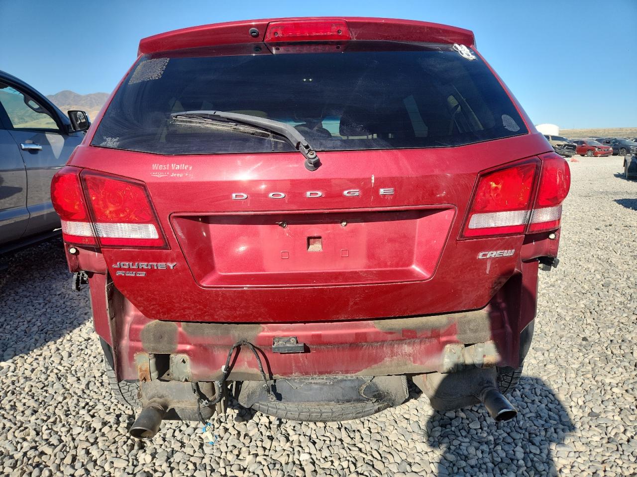 2011 Dodge Journey Crew Red vin: 3D4PH3FG6BT507751