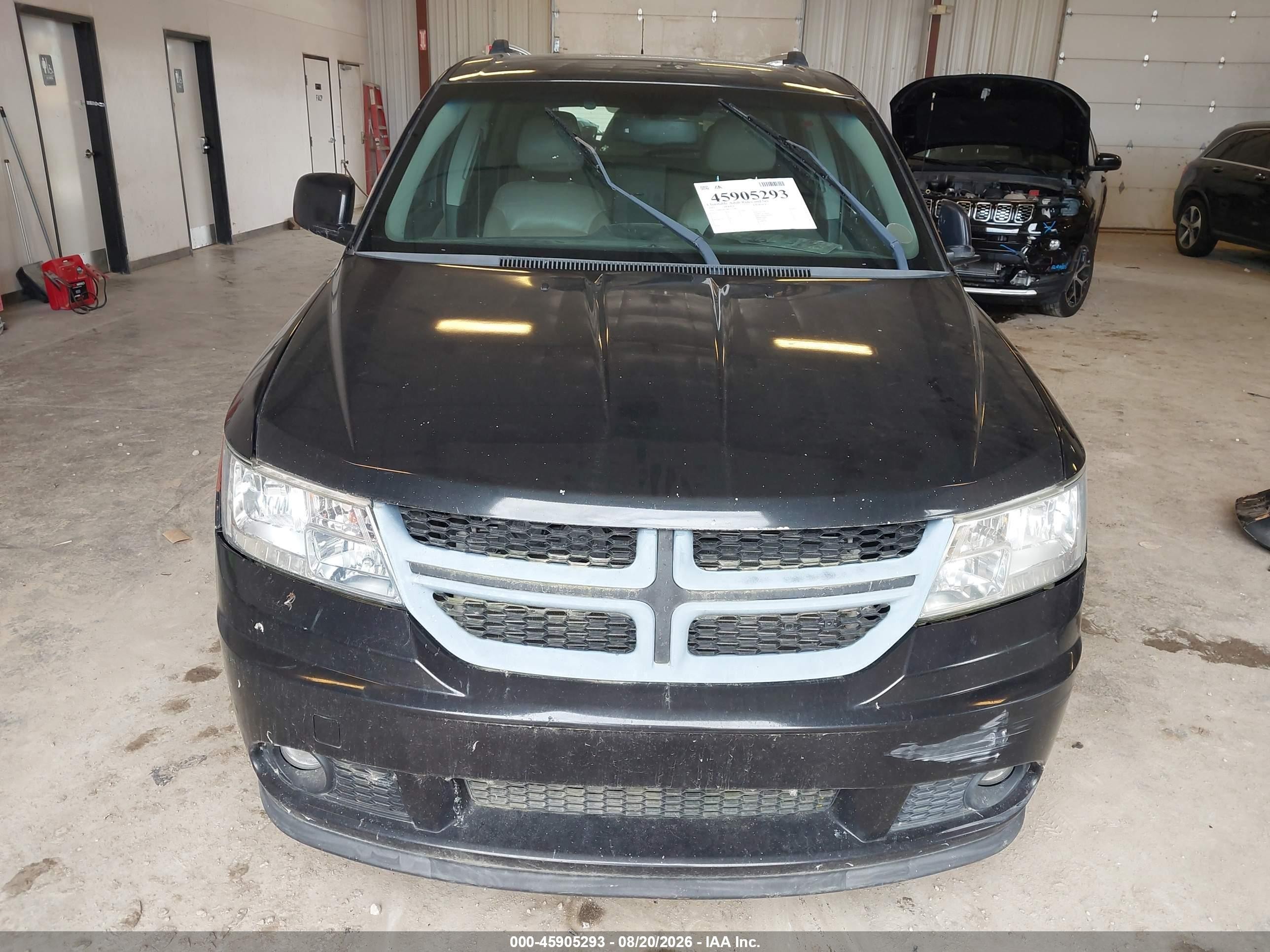 2011 Dodge Journey Crew Черный vin: 3D4PH3FG8BT523983