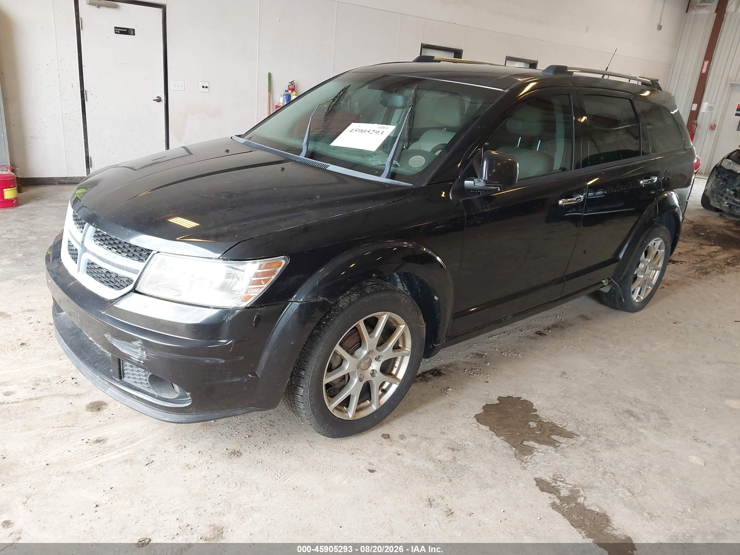 2011 Dodge Journey Crew Черный vin: 3D4PH3FG8BT523983