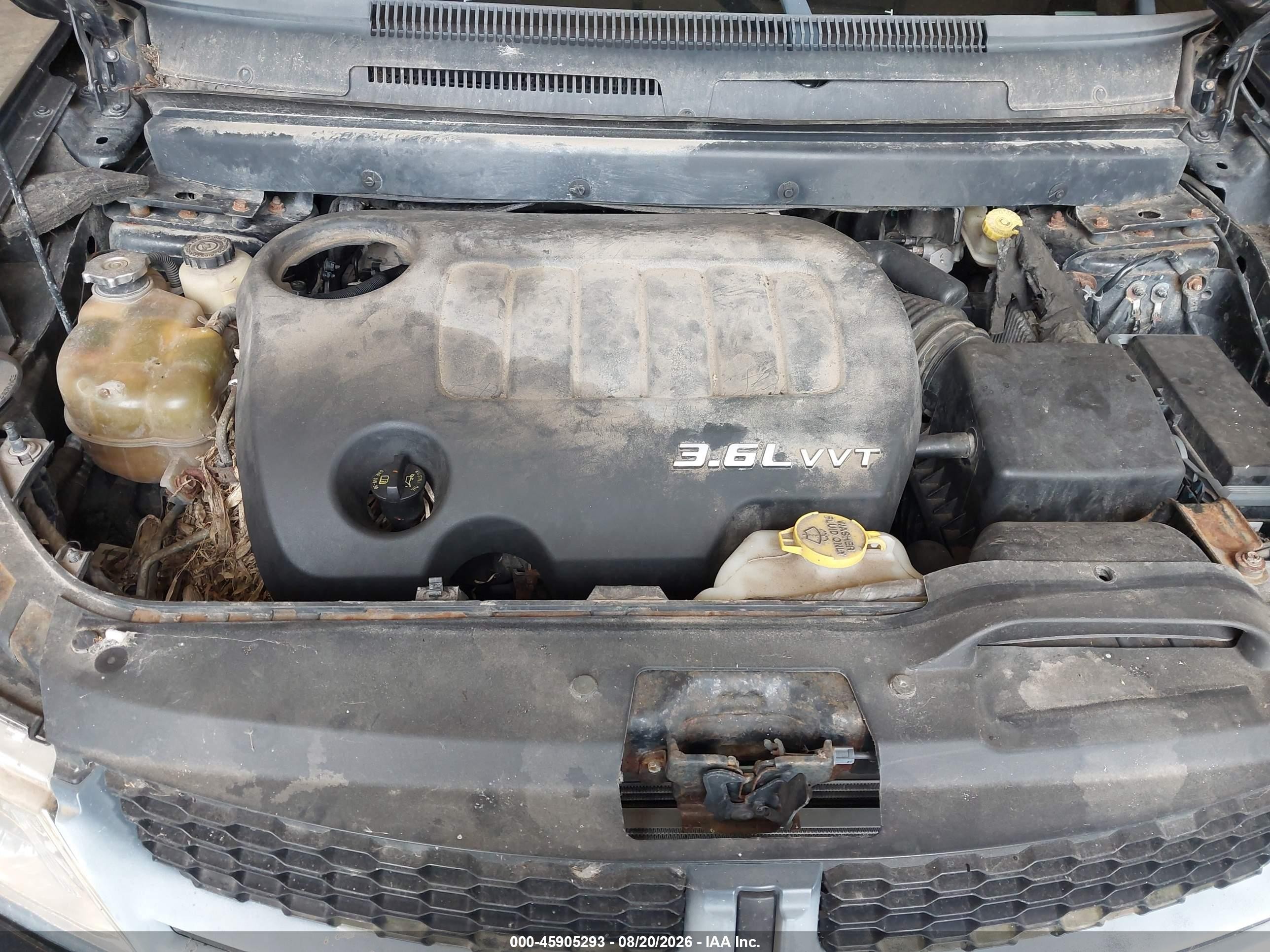 2011 Dodge Journey Crew Черный vin: 3D4PH3FG8BT523983