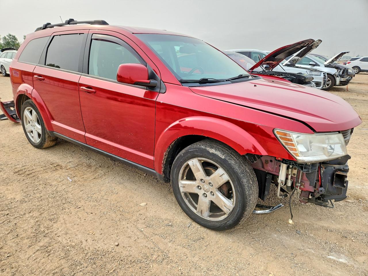 2010 Dodge Journey Sxt Burgundy vin: 3D4PH5FV0AT169675