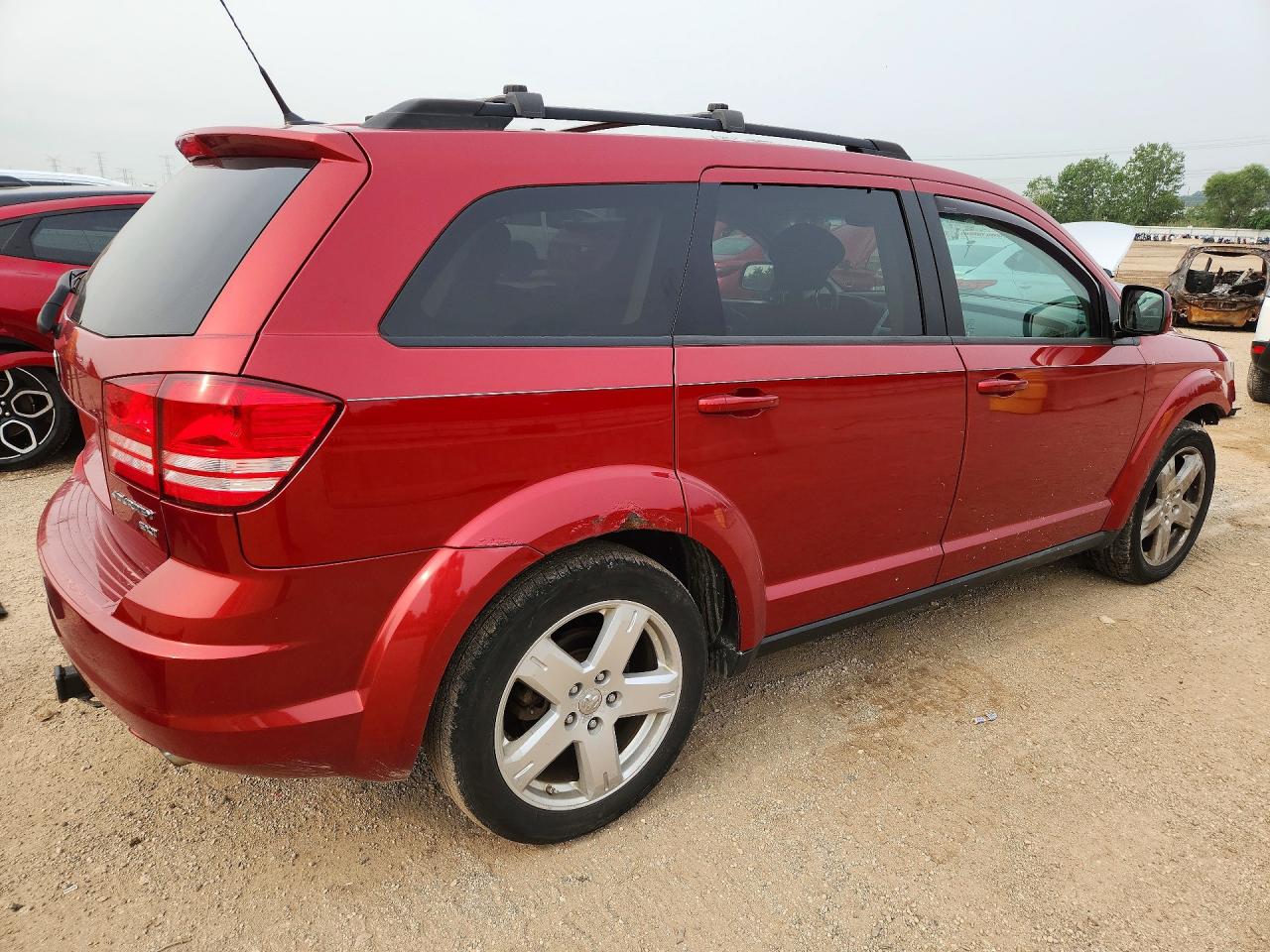 2010 Dodge Journey Sxt Burgundy vin: 3D4PH5FV0AT169675