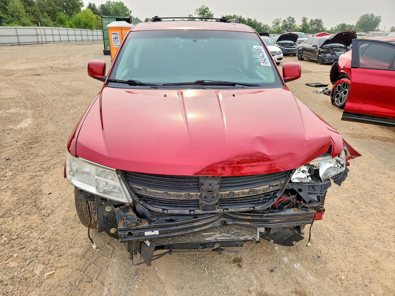 2010 Dodge Journey Sxt Burgundy vin: 3D4PH5FV0AT169675