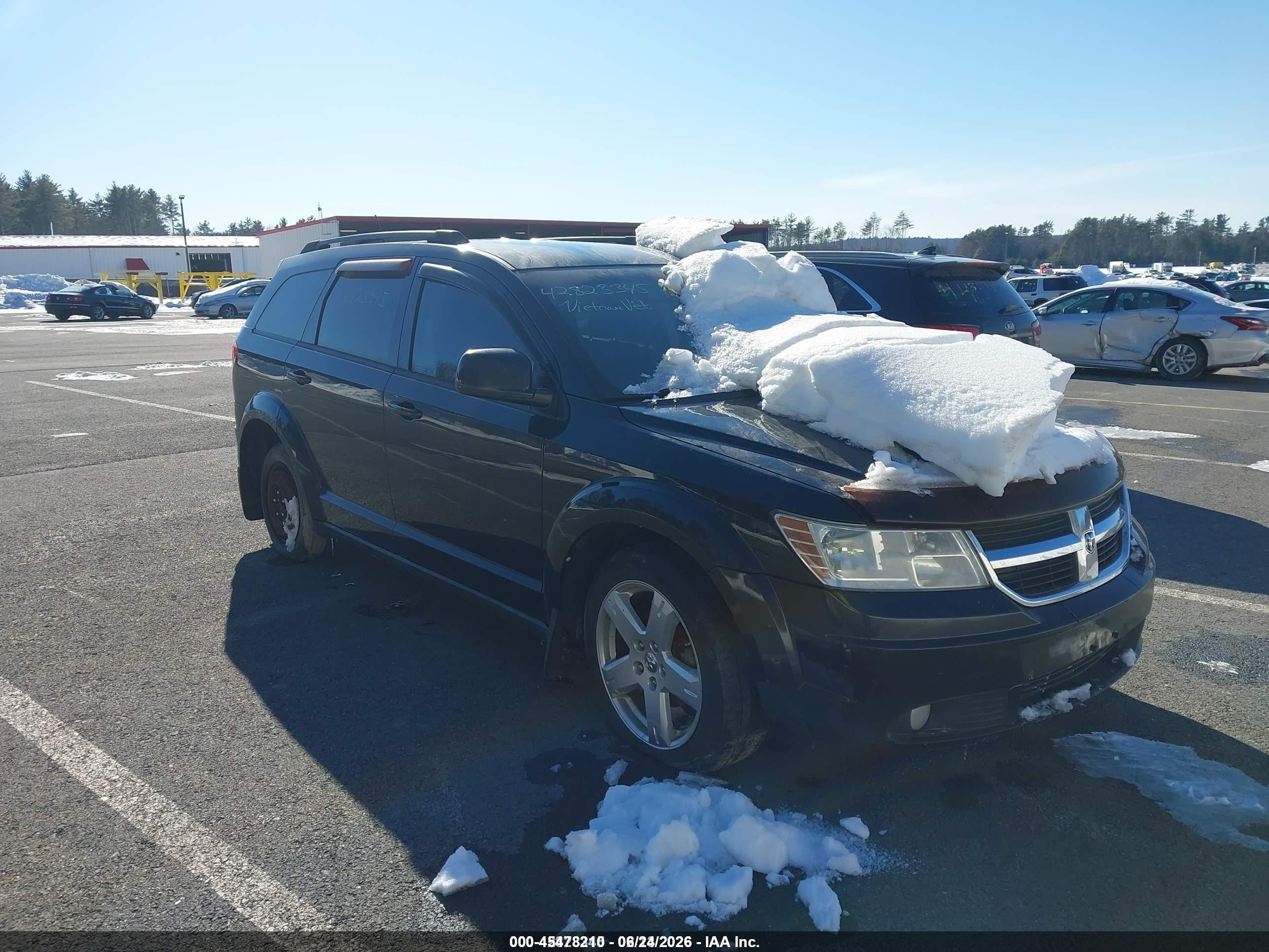 2010 Dodge Journey Sxt Black vin: 3D4PH5FV0AT257772