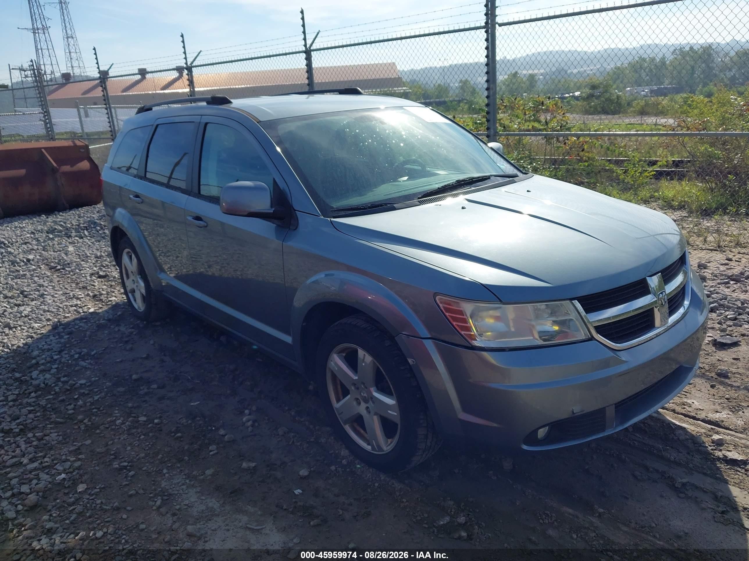 2010 Dodge Journey Sxt Teal vin: 3D4PH5FV3AT182727