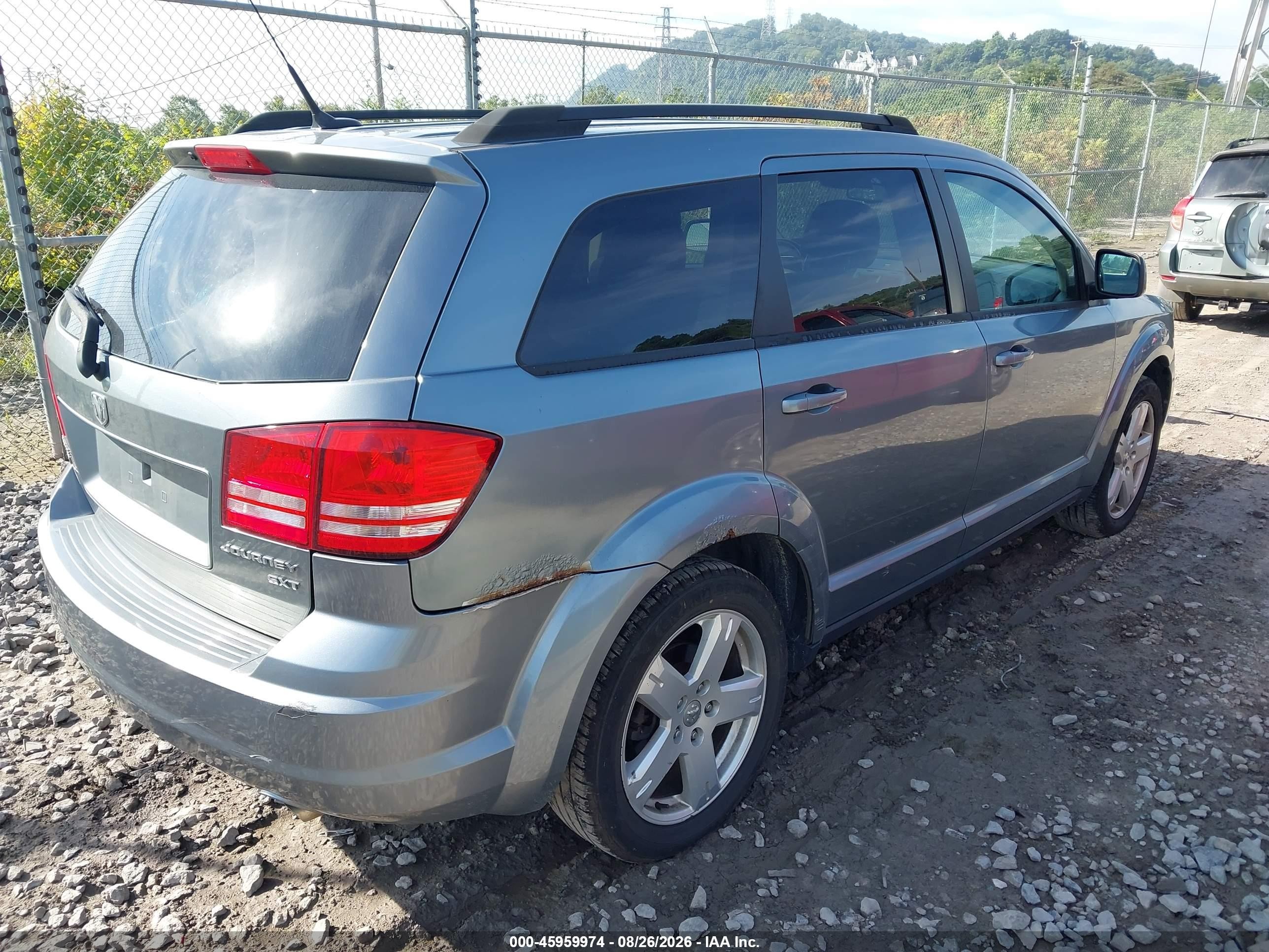 2010 Dodge Journey Sxt Teal vin: 3D4PH5FV3AT182727