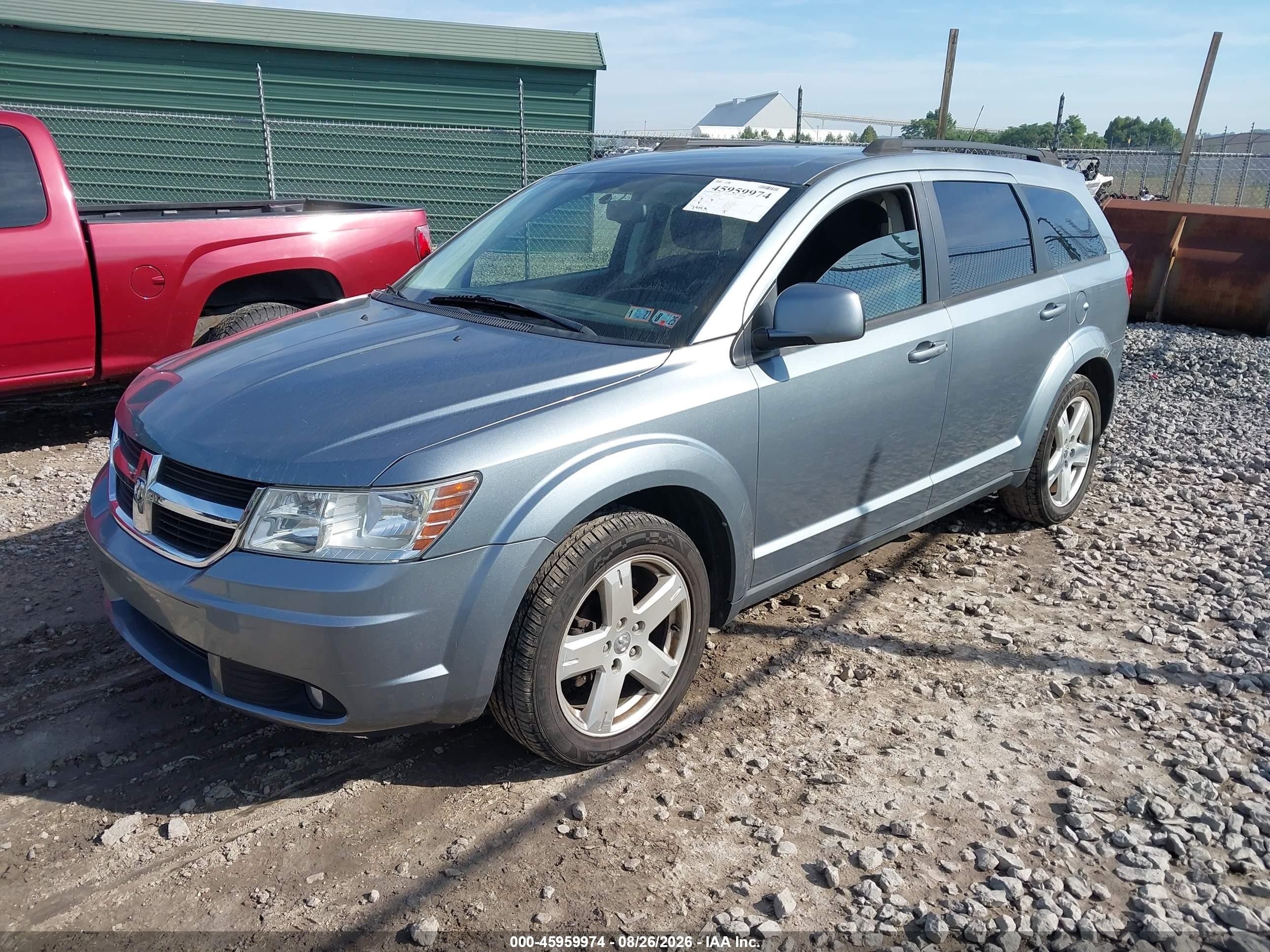 2010 Dodge Journey Sxt Teal vin: 3D4PH5FV3AT182727