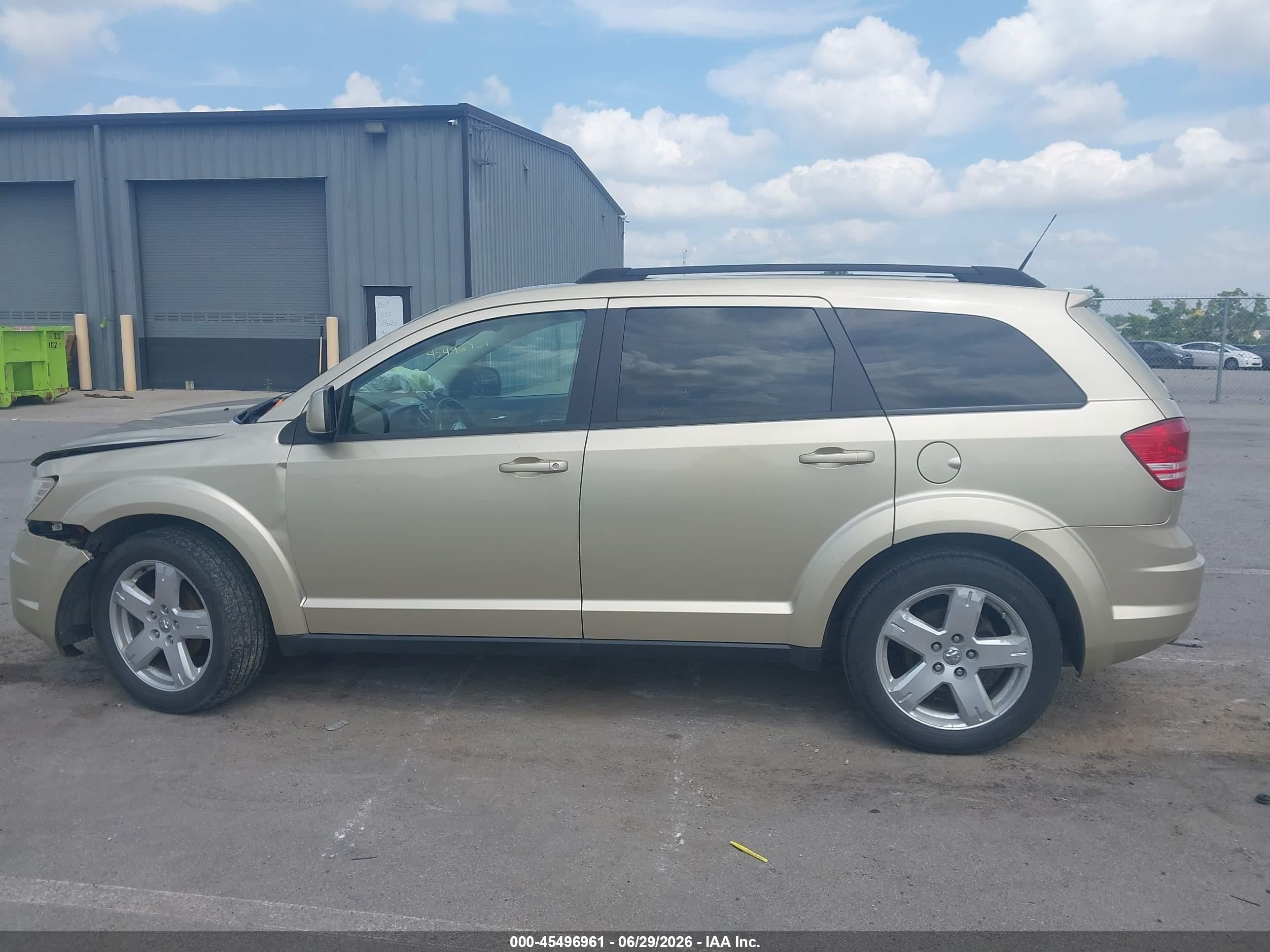 2010 Dodge Journey Sxt Tan vin: 3D4PH5FV4AT139269