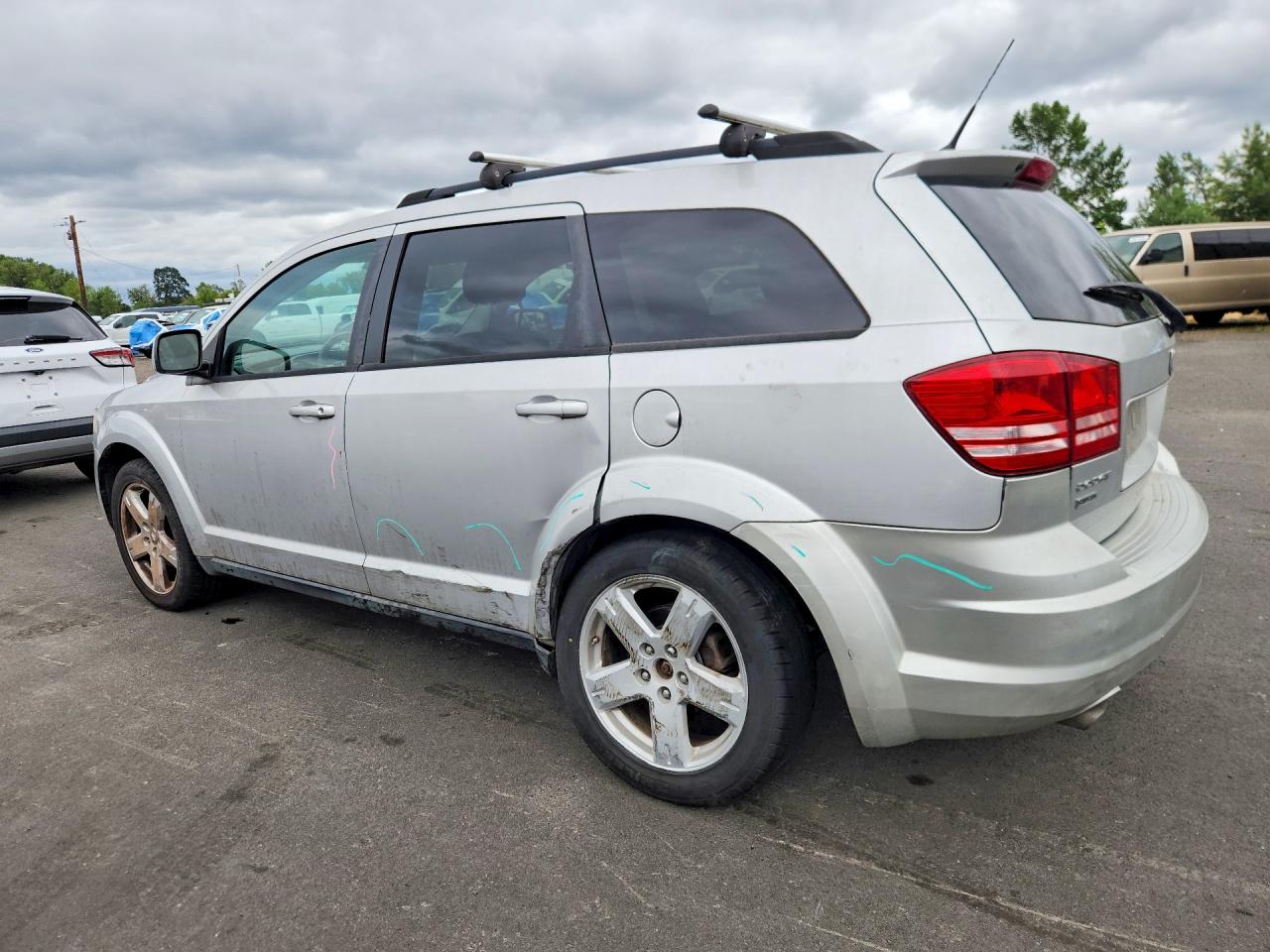 2010 Dodge Journey Sxt Серебряный vin: 3D4PH5FV7AT225983