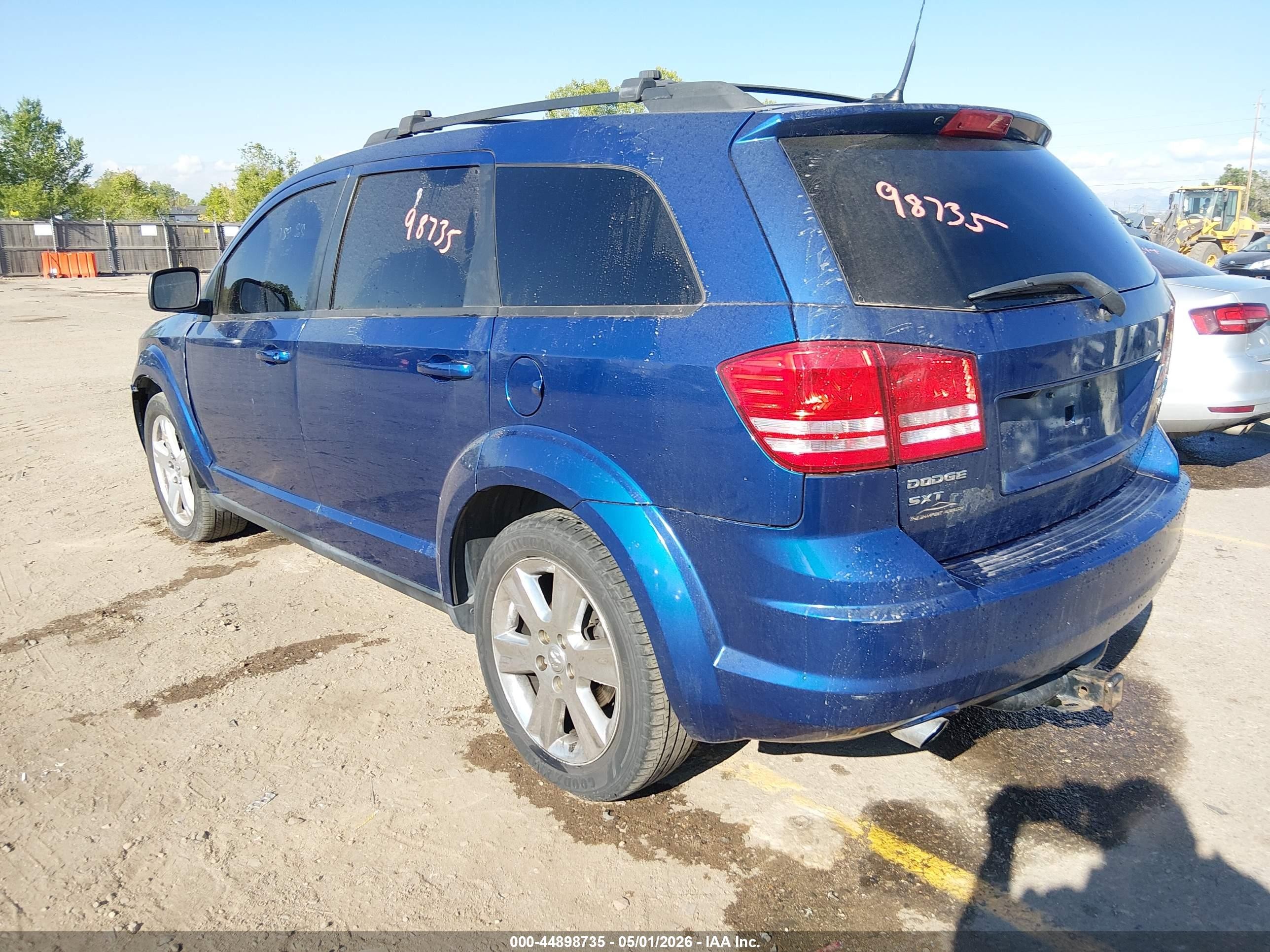 2010 Dodge Journey Sxt Blue vin: 3D4PH5FV7AT257865