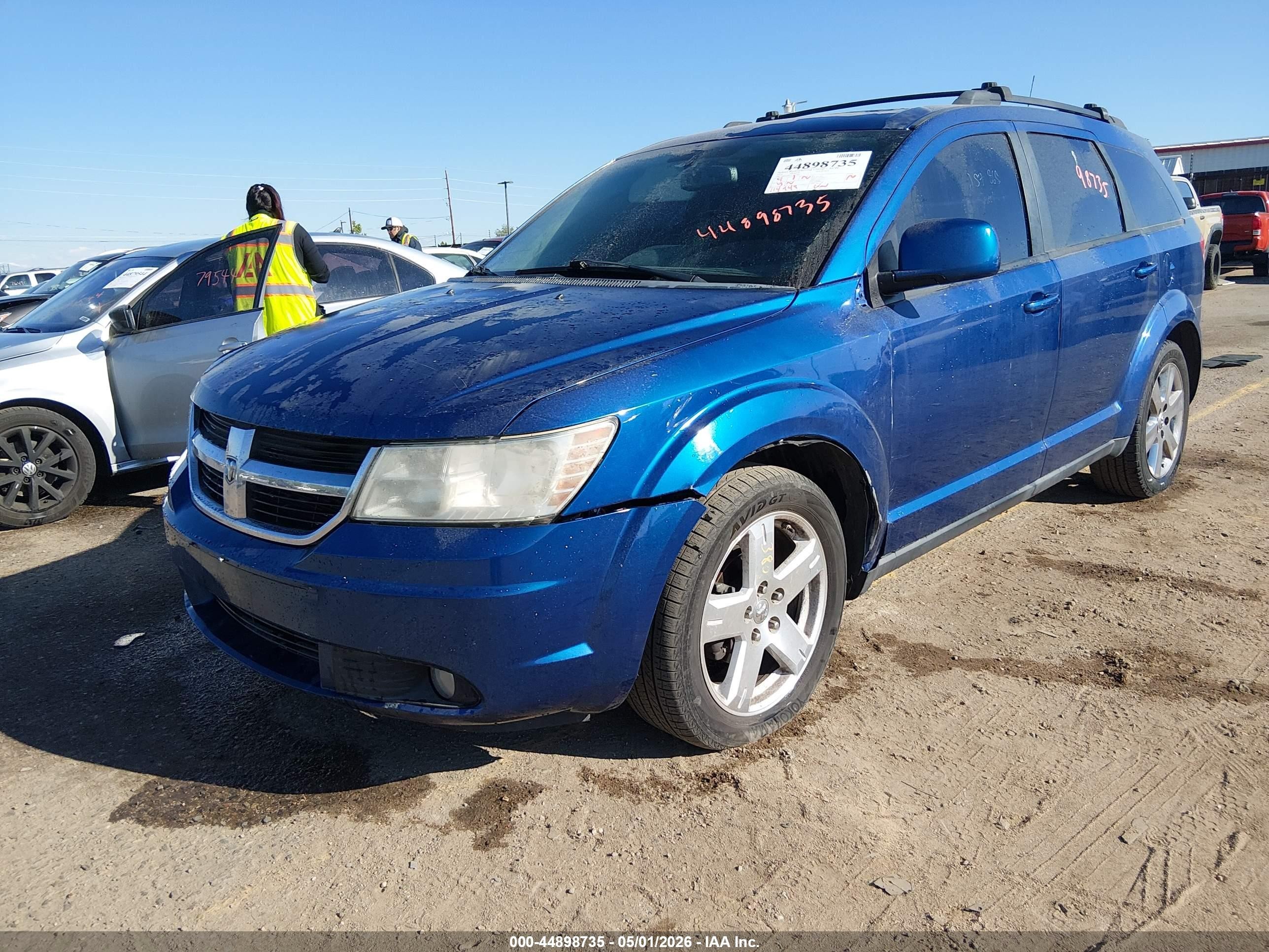 2010 Dodge Journey Sxt Blue vin: 3D4PH5FV7AT257865