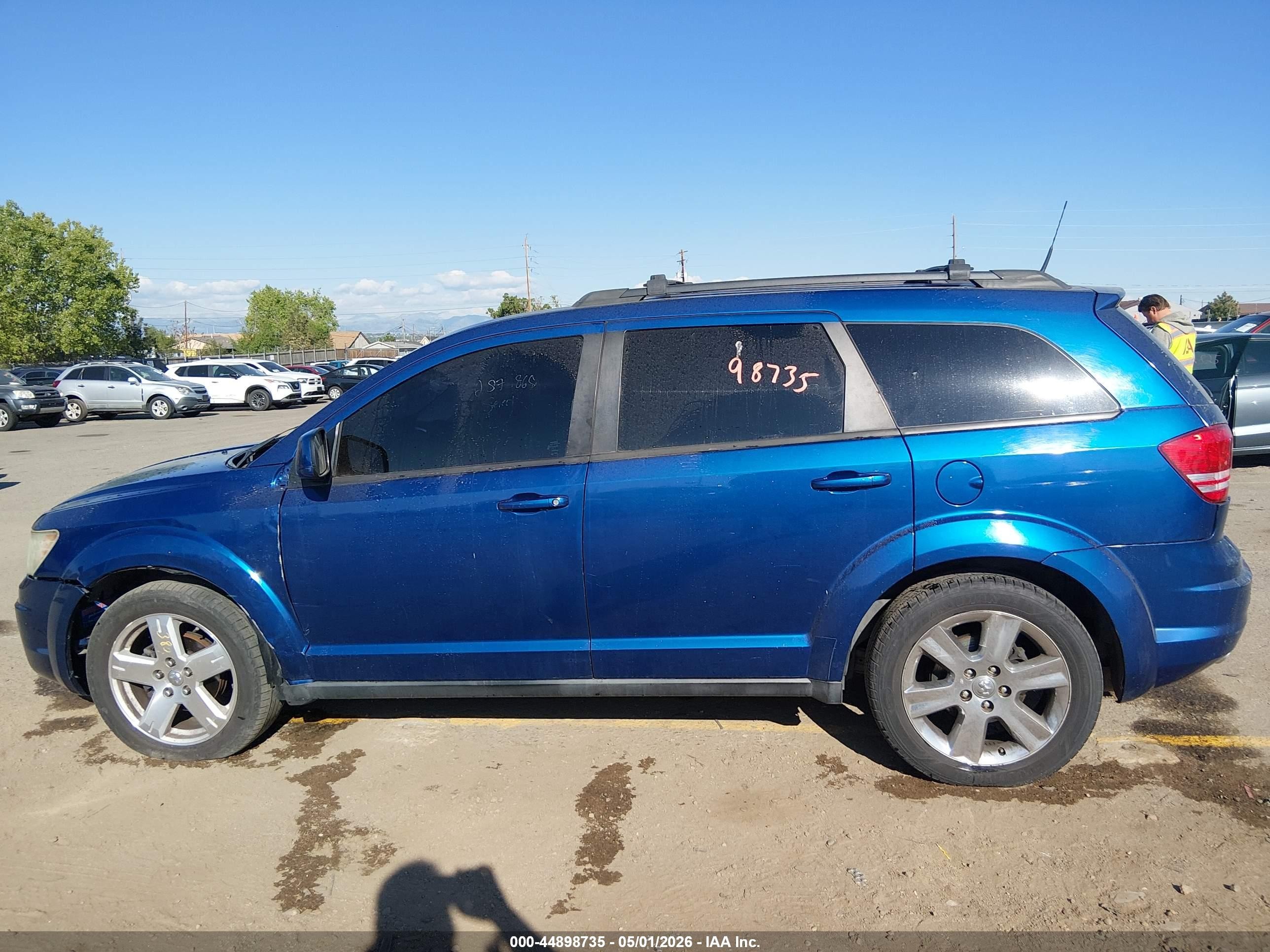 2010 Dodge Journey Sxt Blue vin: 3D4PH5FV7AT257865