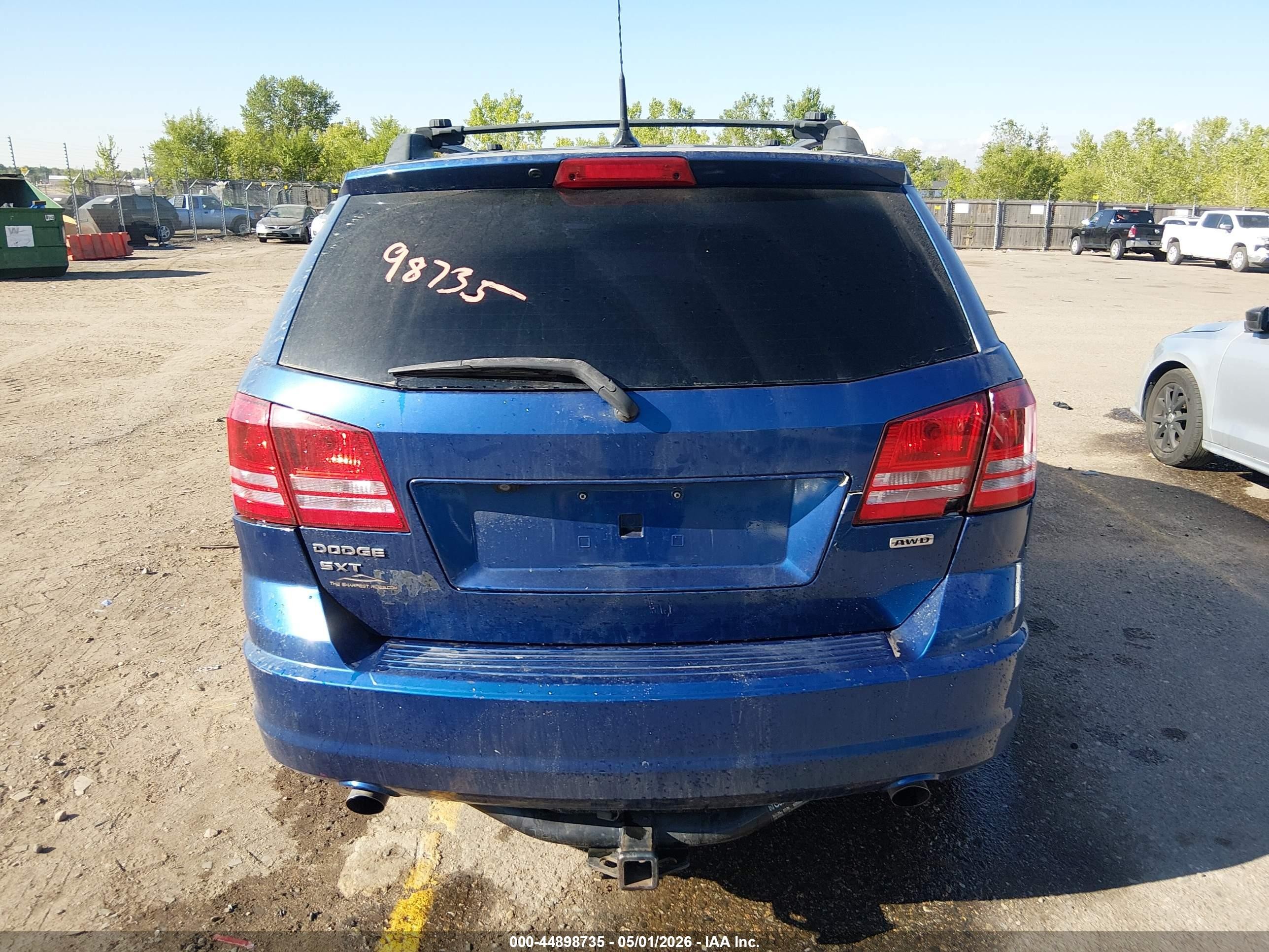 2010 Dodge Journey Sxt Blue vin: 3D4PH5FV7AT257865