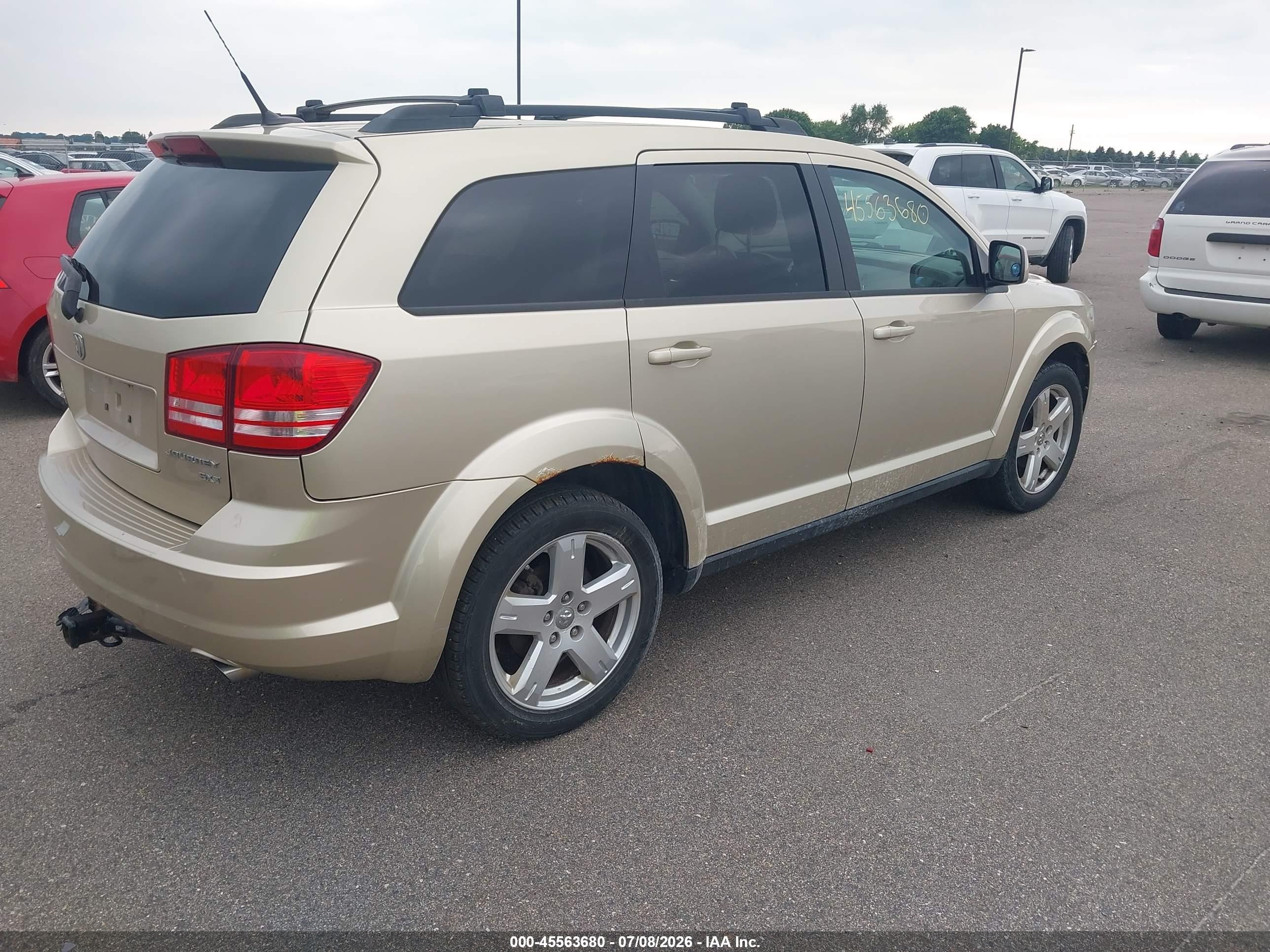 2010 Dodge Journey Sxt Gold vin: 3D4PH5FV8AT130056